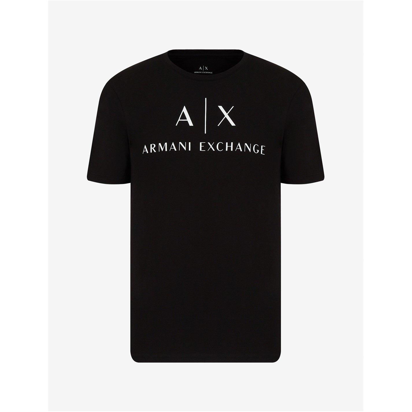 Armani Exchange Men's Black 1200 Logo T-Shirt - S