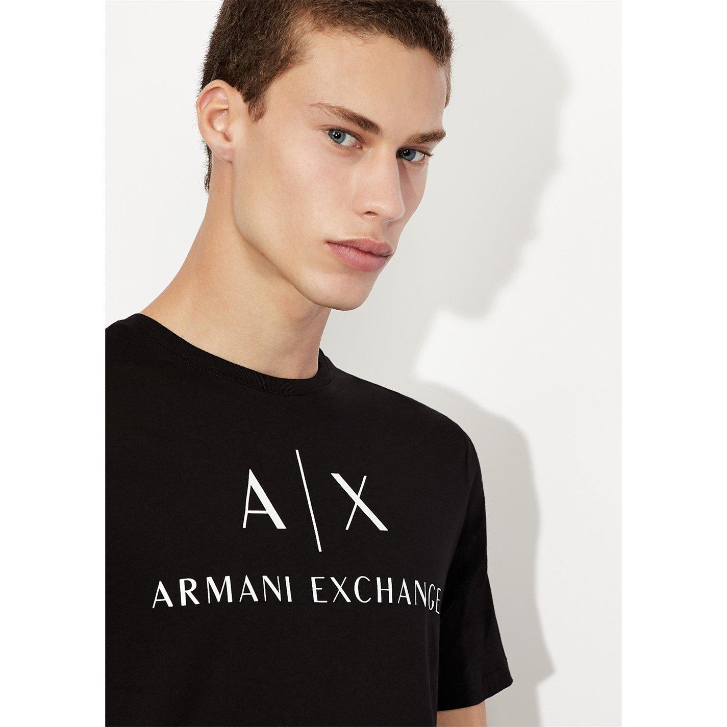 Black 1200 - Armani Exchange - Logo T-Shirt - 5