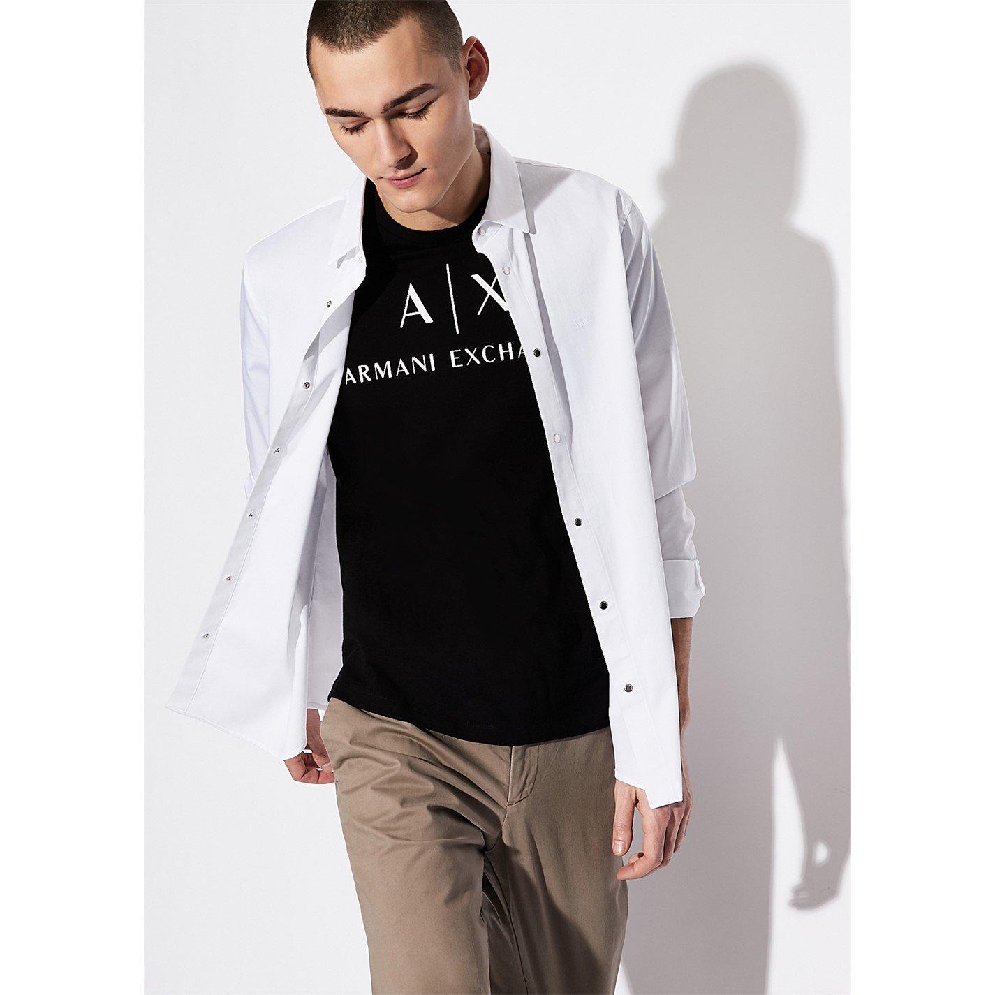 Black 1200 - Armani Exchange - Logo T-Shirt - 7