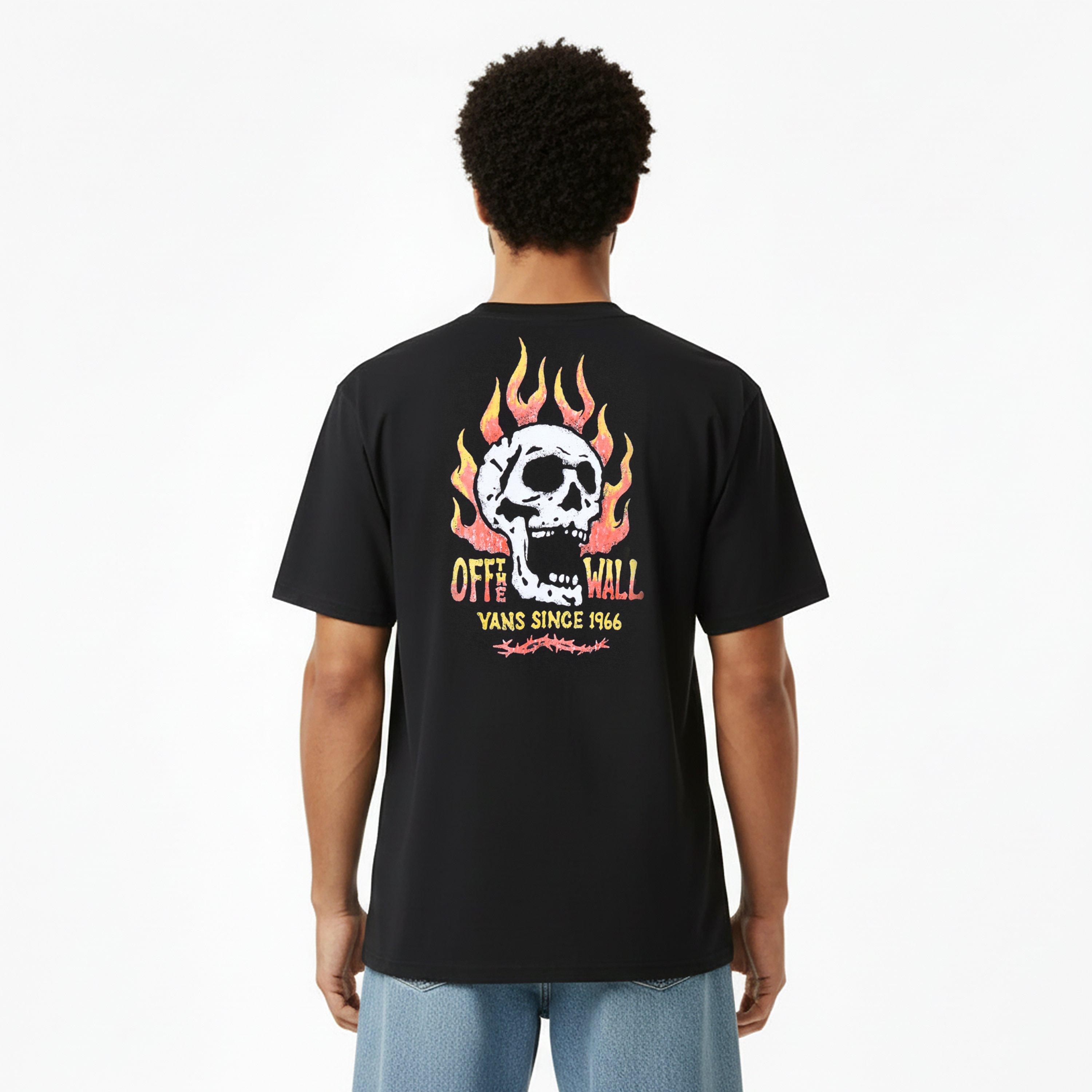 Black - Vans - Men's T-Shirt - 4