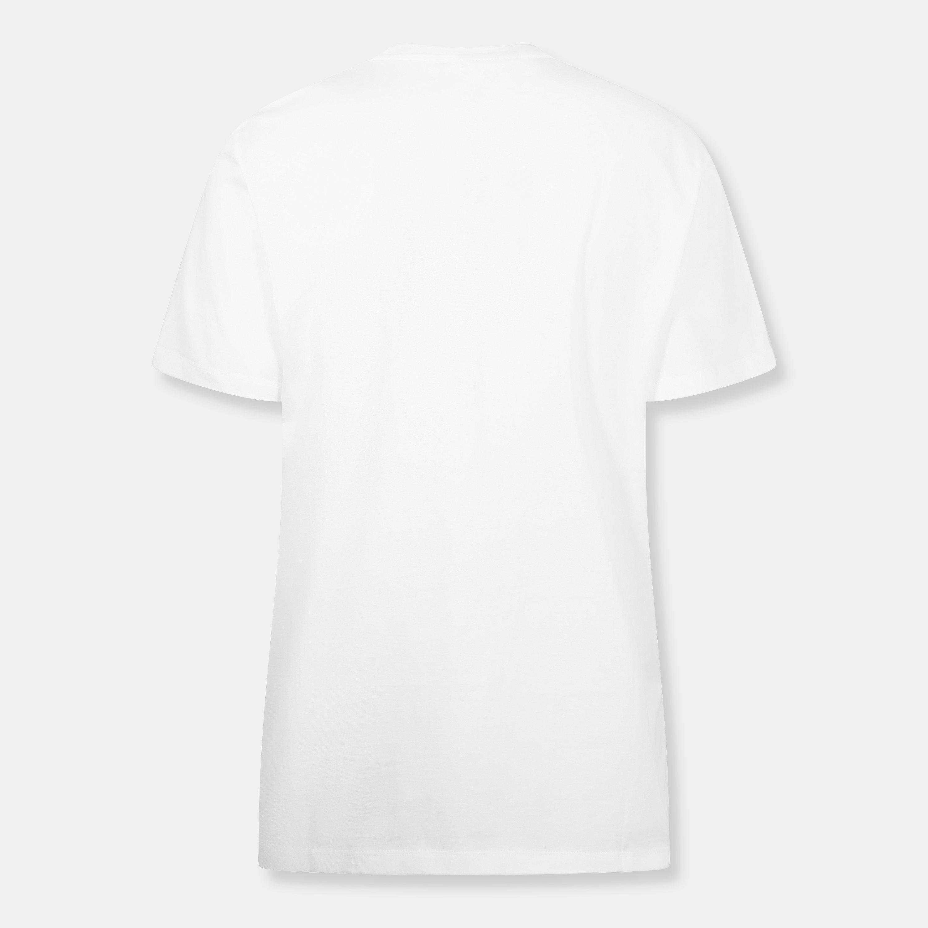 White YAF - Calvin Klein Jeans - Men's Short Sleeve Crew Neck T-Shirt - 2