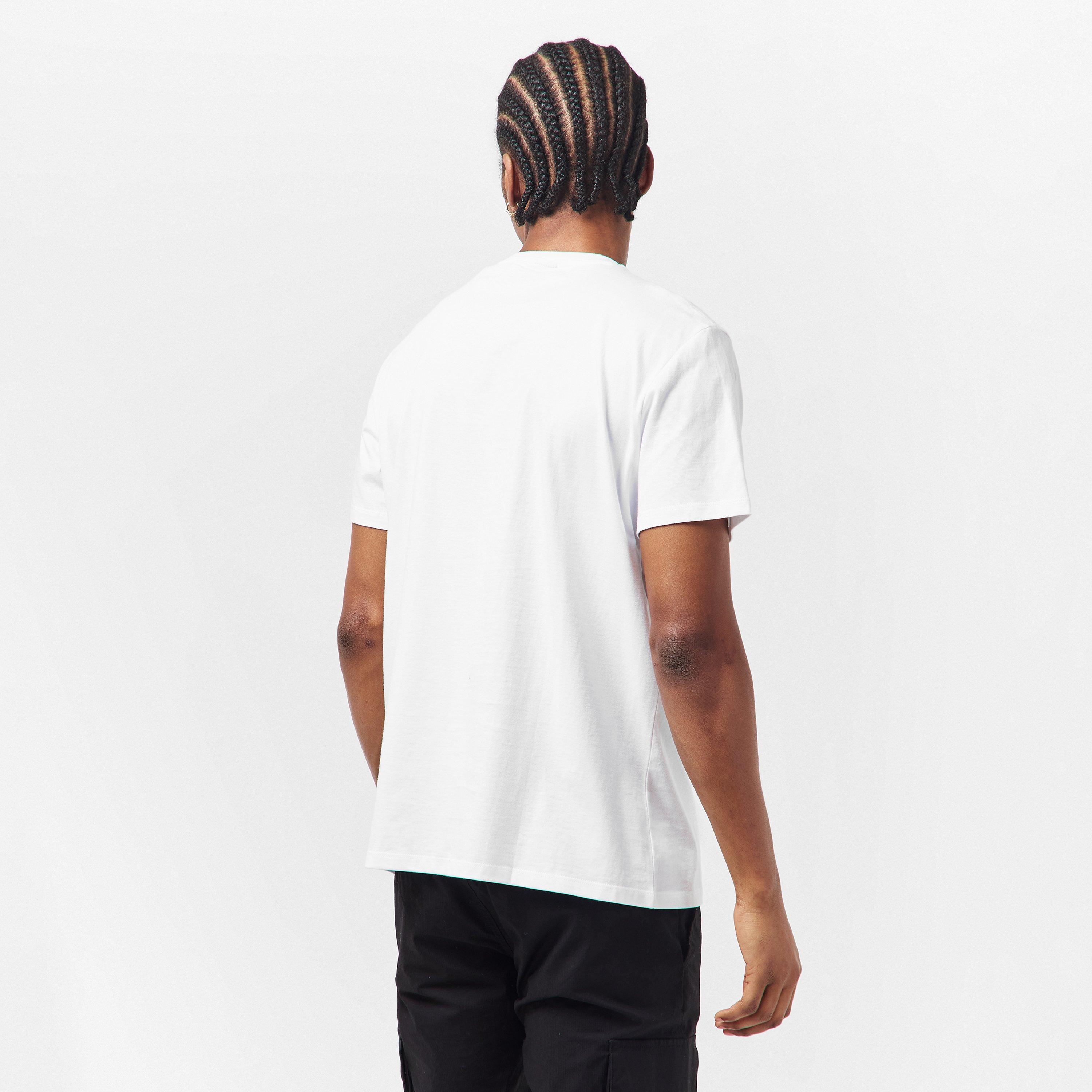 White YAF - Calvin Klein Jeans - Men's Short Sleeve Crew Neck T-Shirt - 4