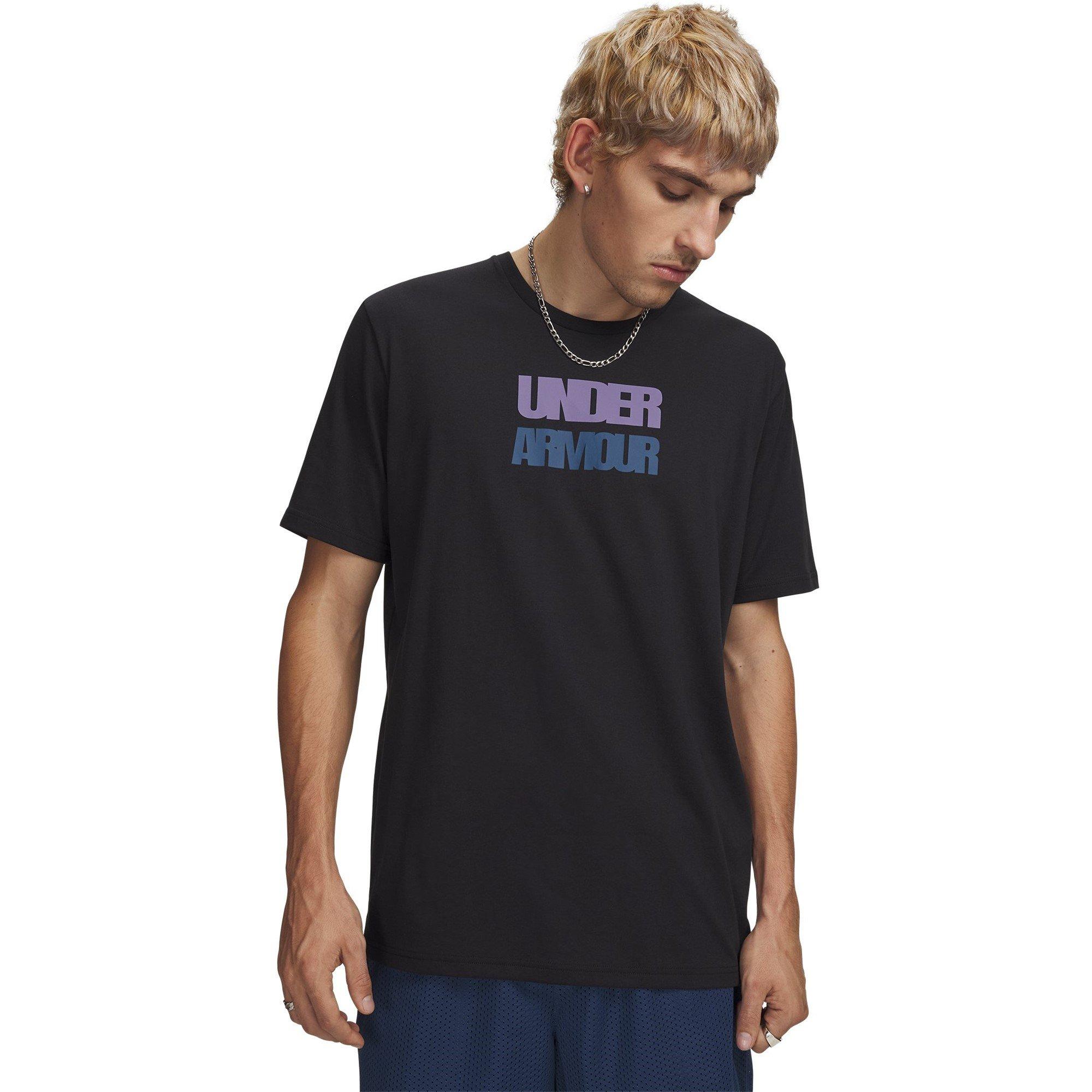 Black/Purple - Under Armour - Men's T-Shirt - 1