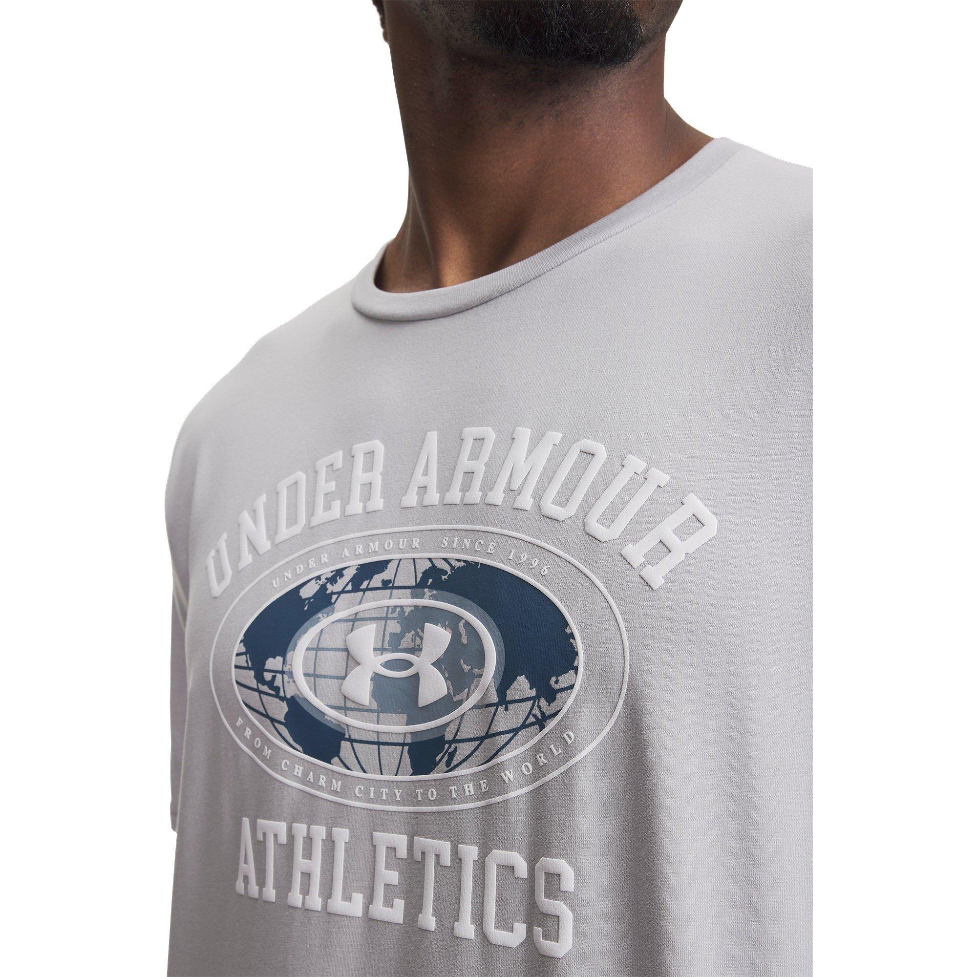 Mod Gray/White - Under Armour - Men's T-Shirt - 3