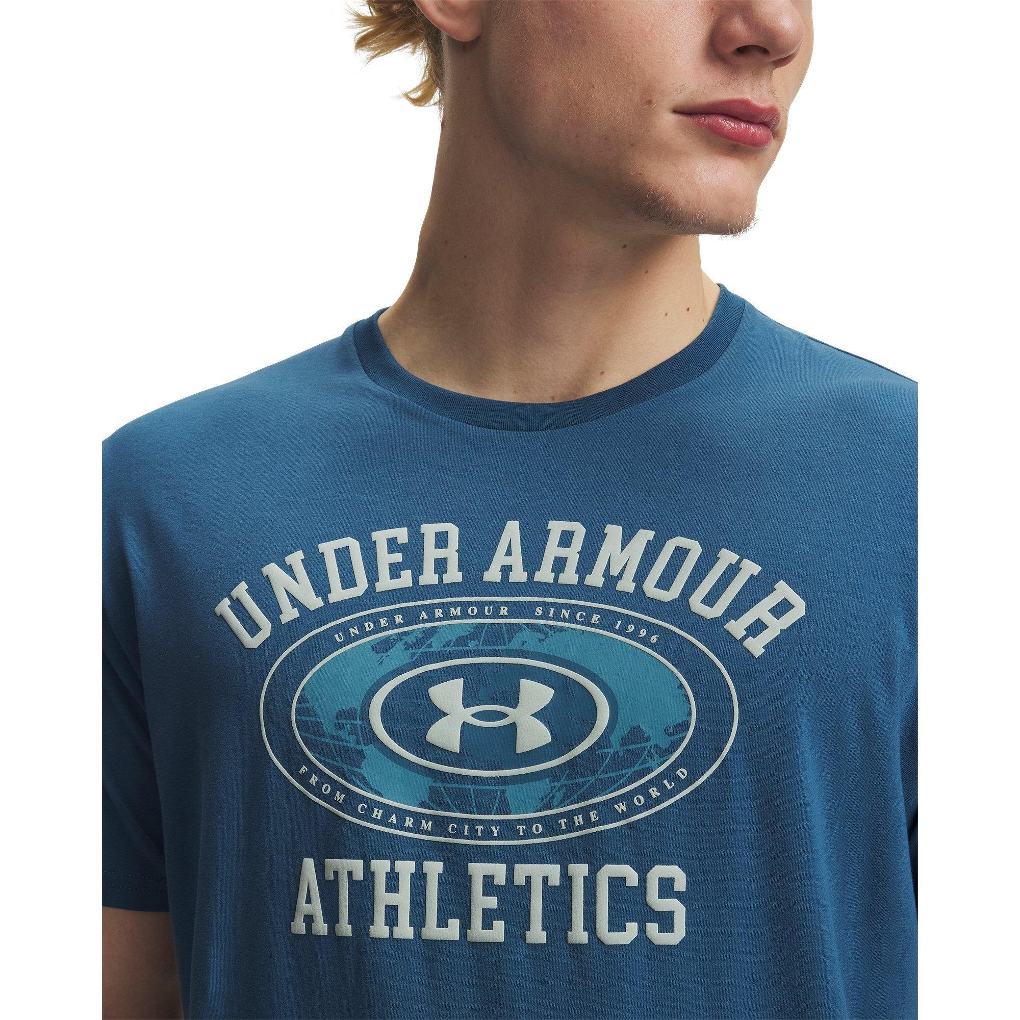 Blue/Green - Under Armour - Men's T-Shirt - 3