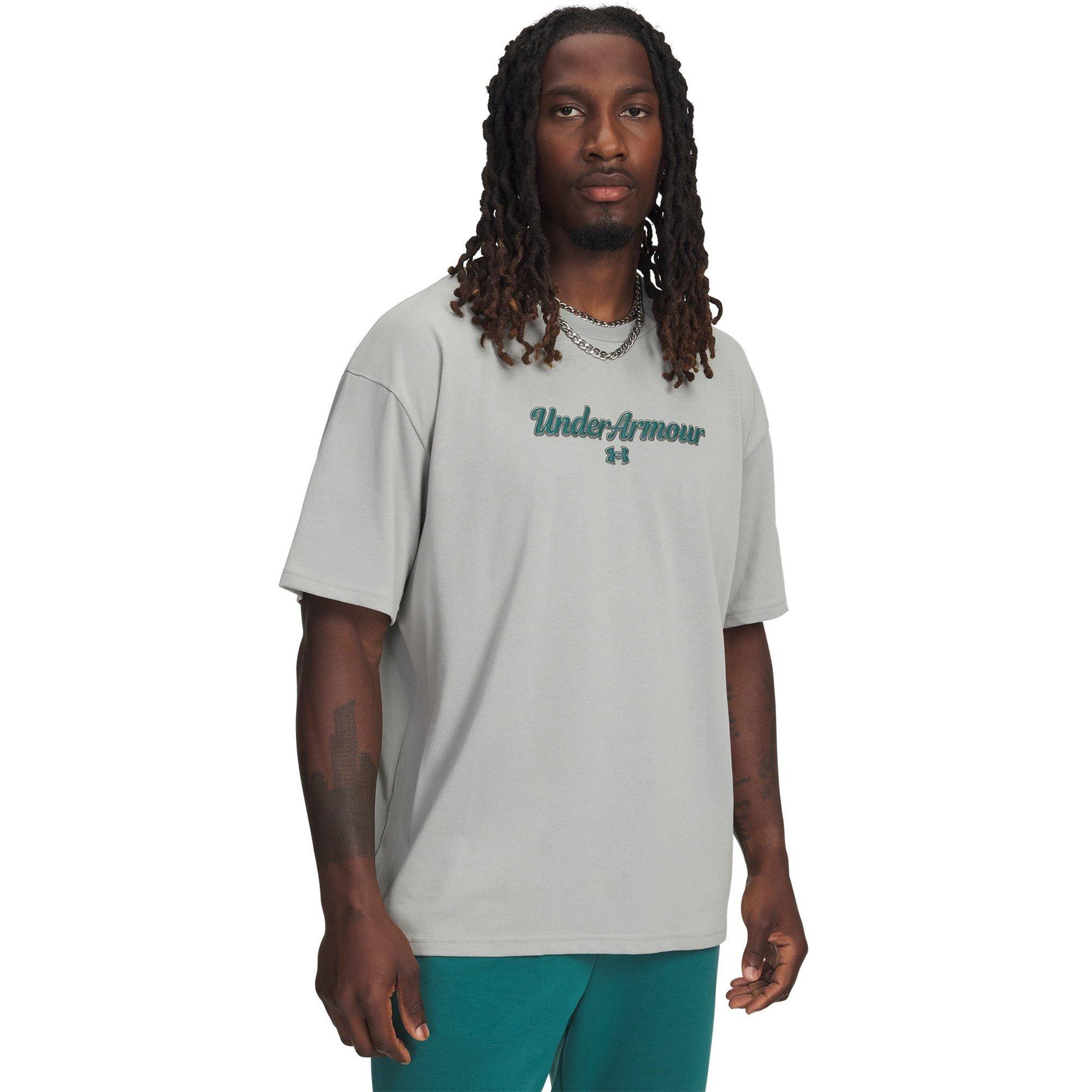 Titanium/Green - Under Armour - UA HWT WM SS Sn63 - 1