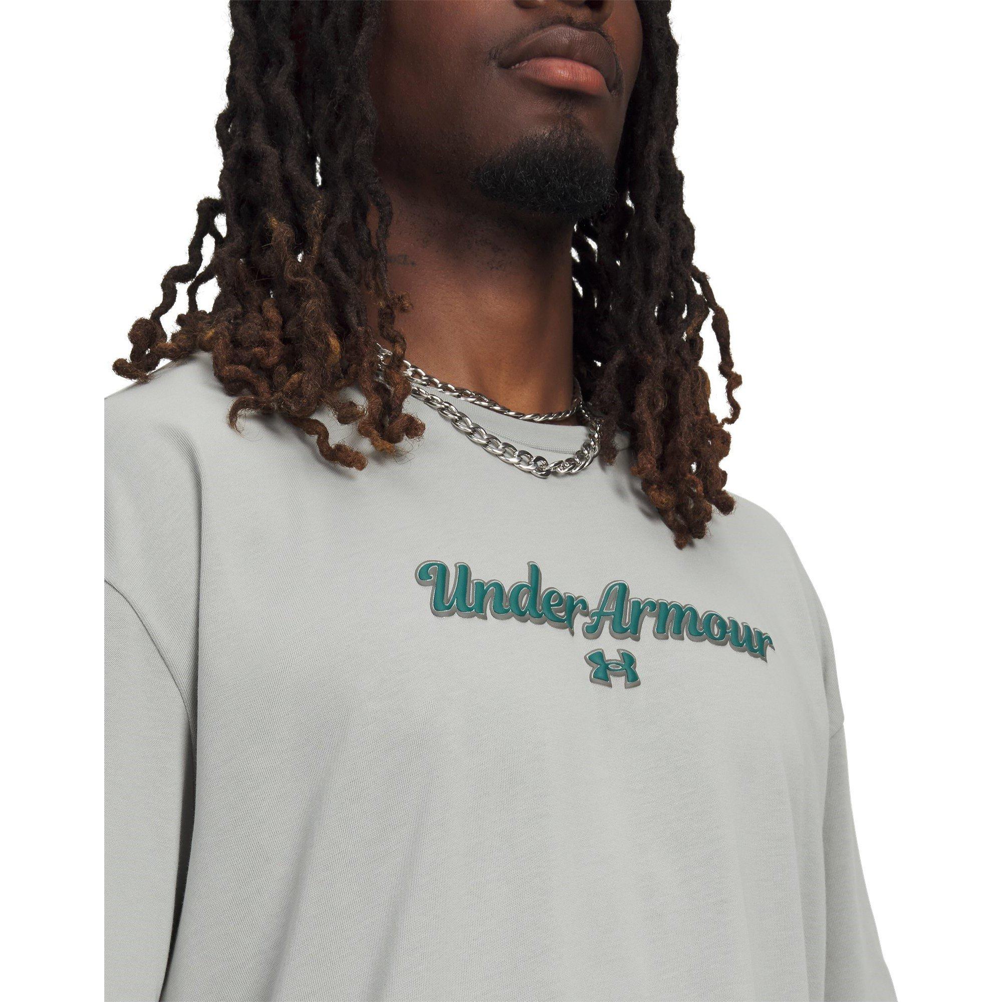 Titanium/Green - Under Armour - UA HWT WM SS Sn63 - 3