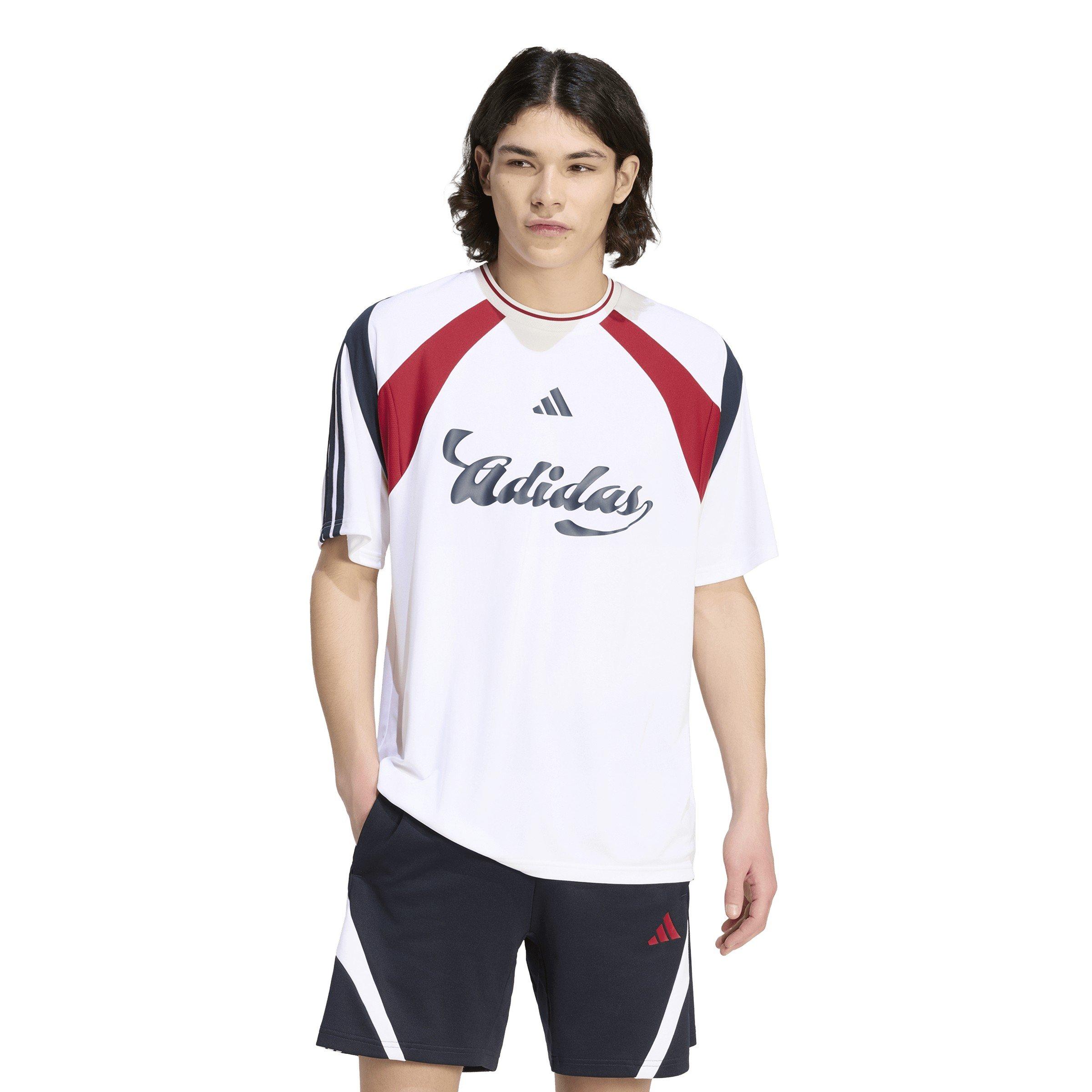 White/Red - adidas - Men's Hot T-Shirt - 2