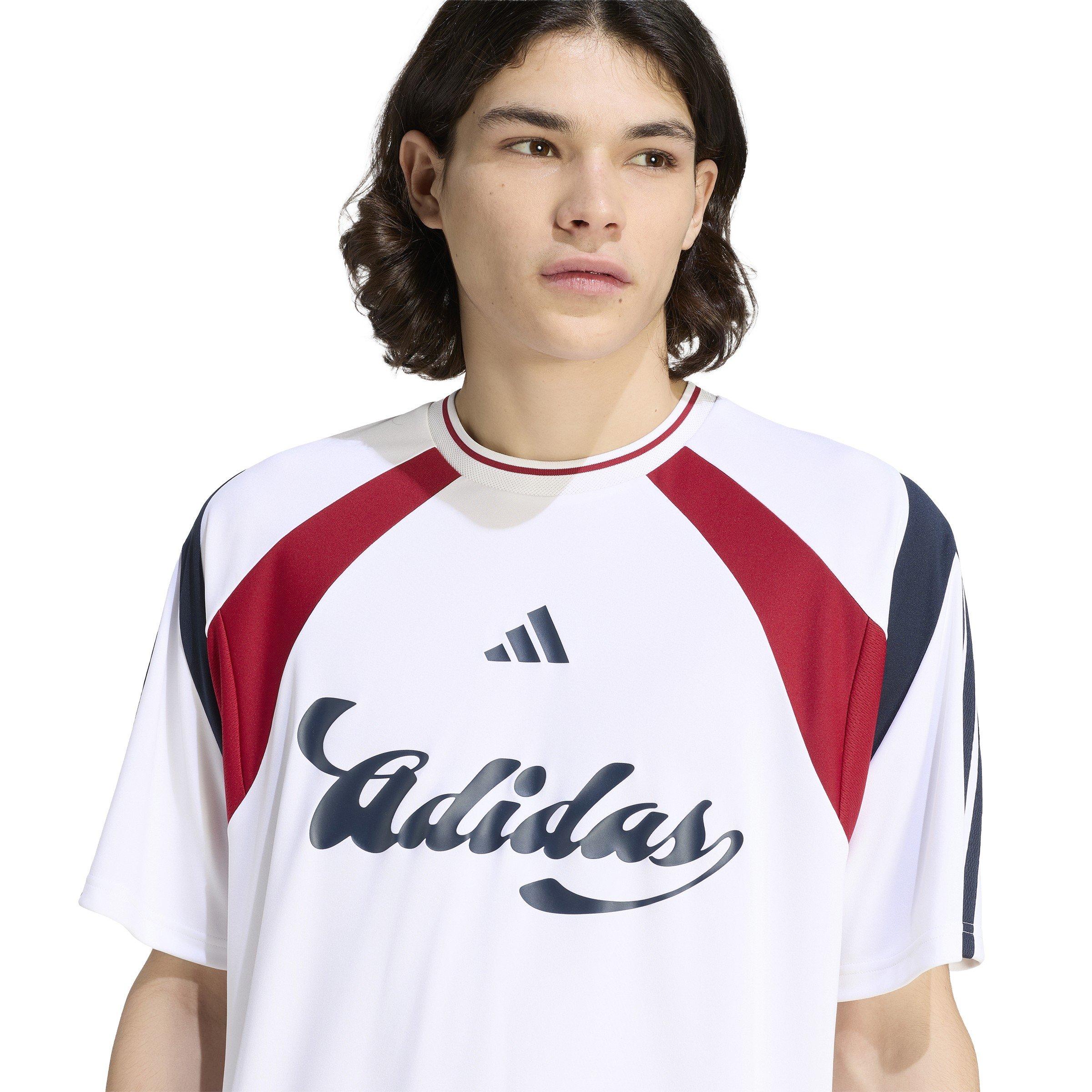 White/Red - adidas - Men's Hot T-Shirt - 4