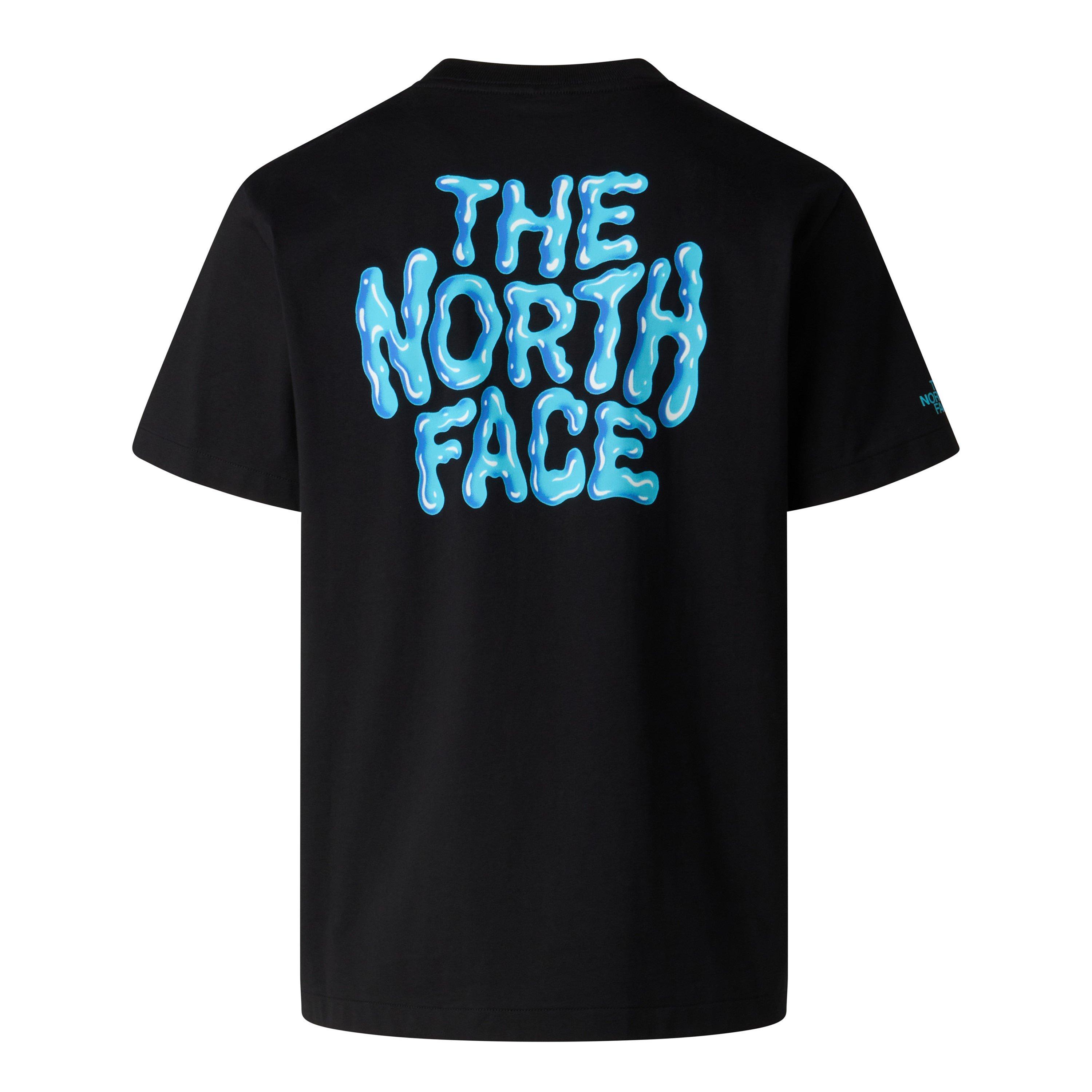 The North Face Men's Tnf Drip Graphic Tee - Tnf Black - Medium