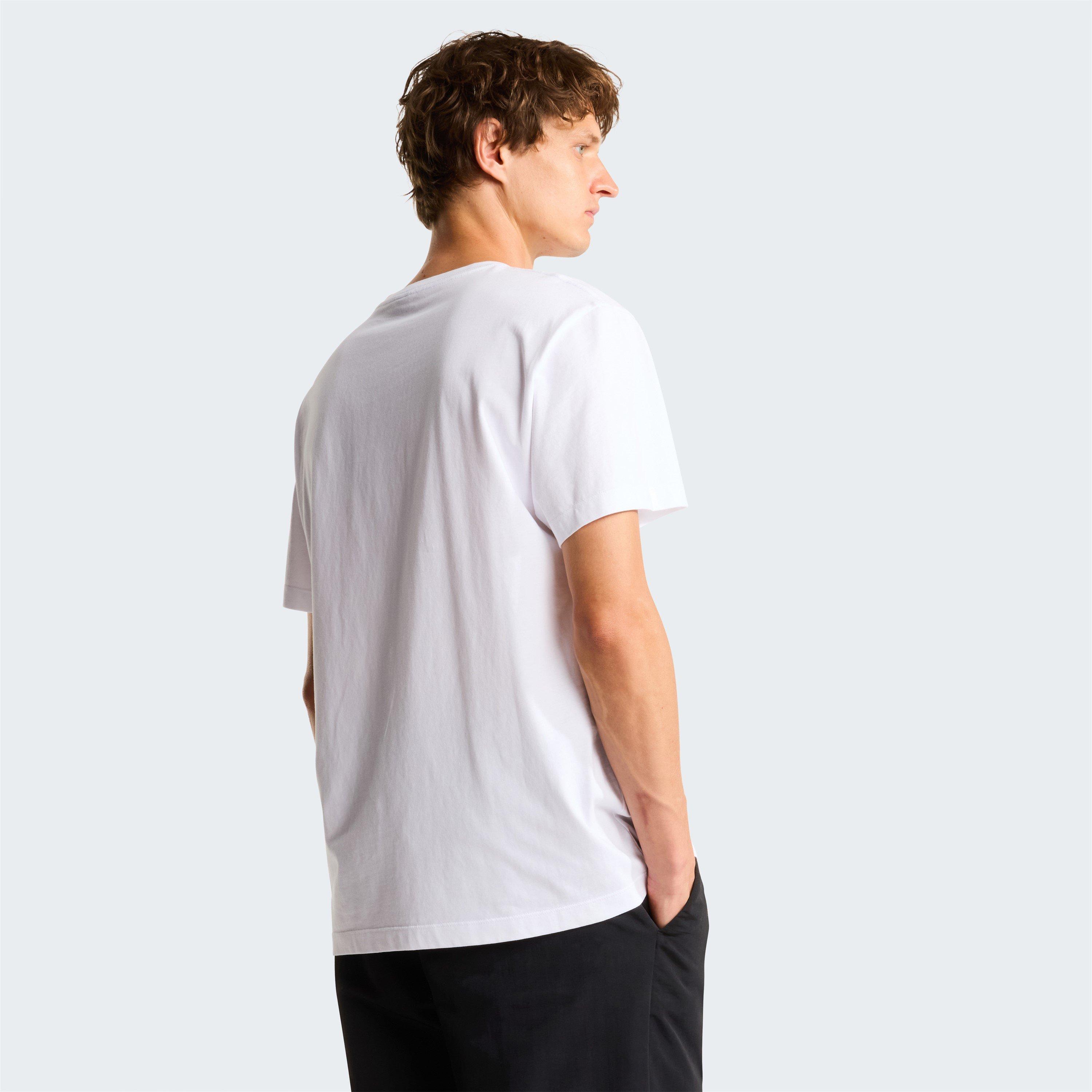 TNF White - The North Face - TNF Ess Central Logo Tee Mens - 4