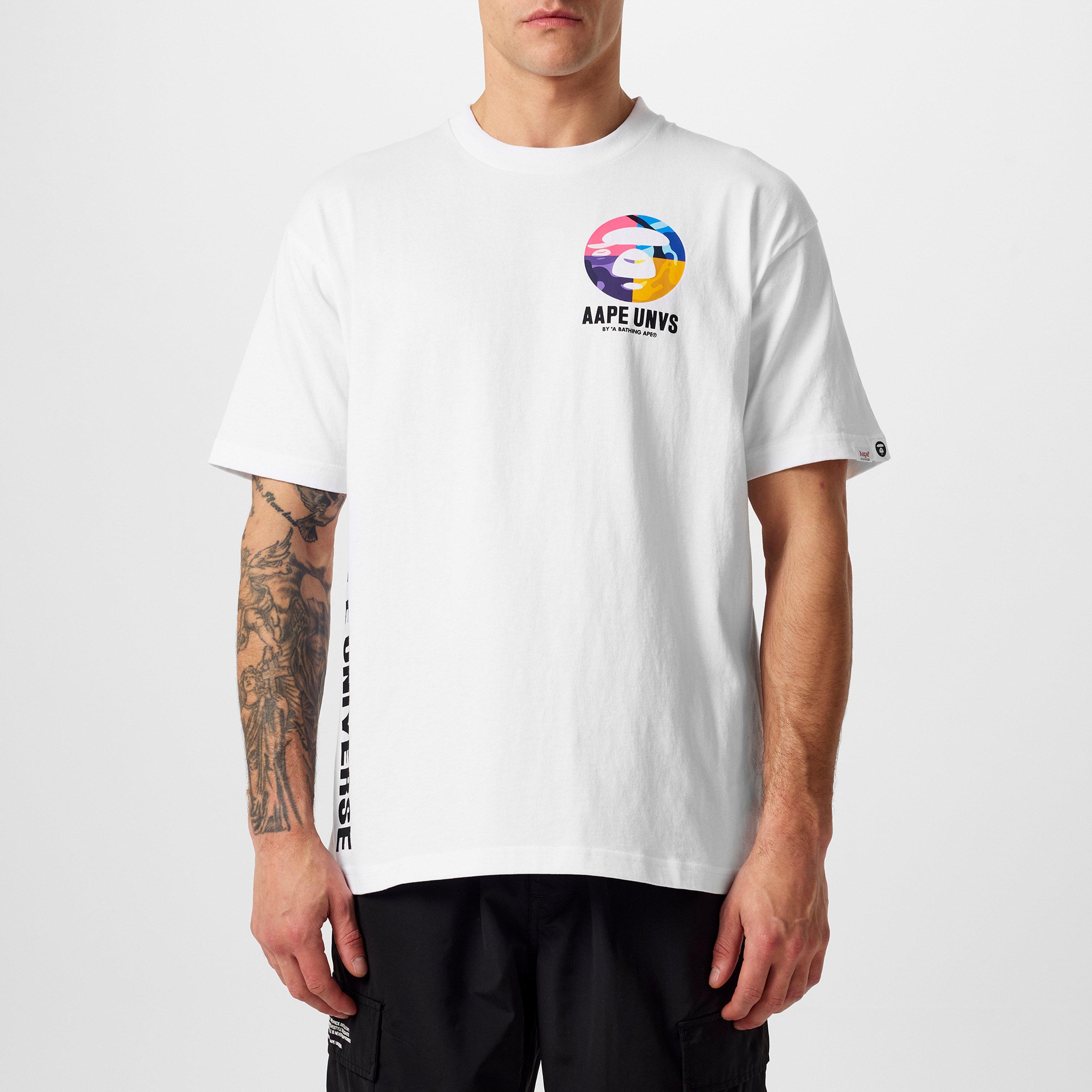 White WHX - AAPE - Universe Bones T-Shirt - 3