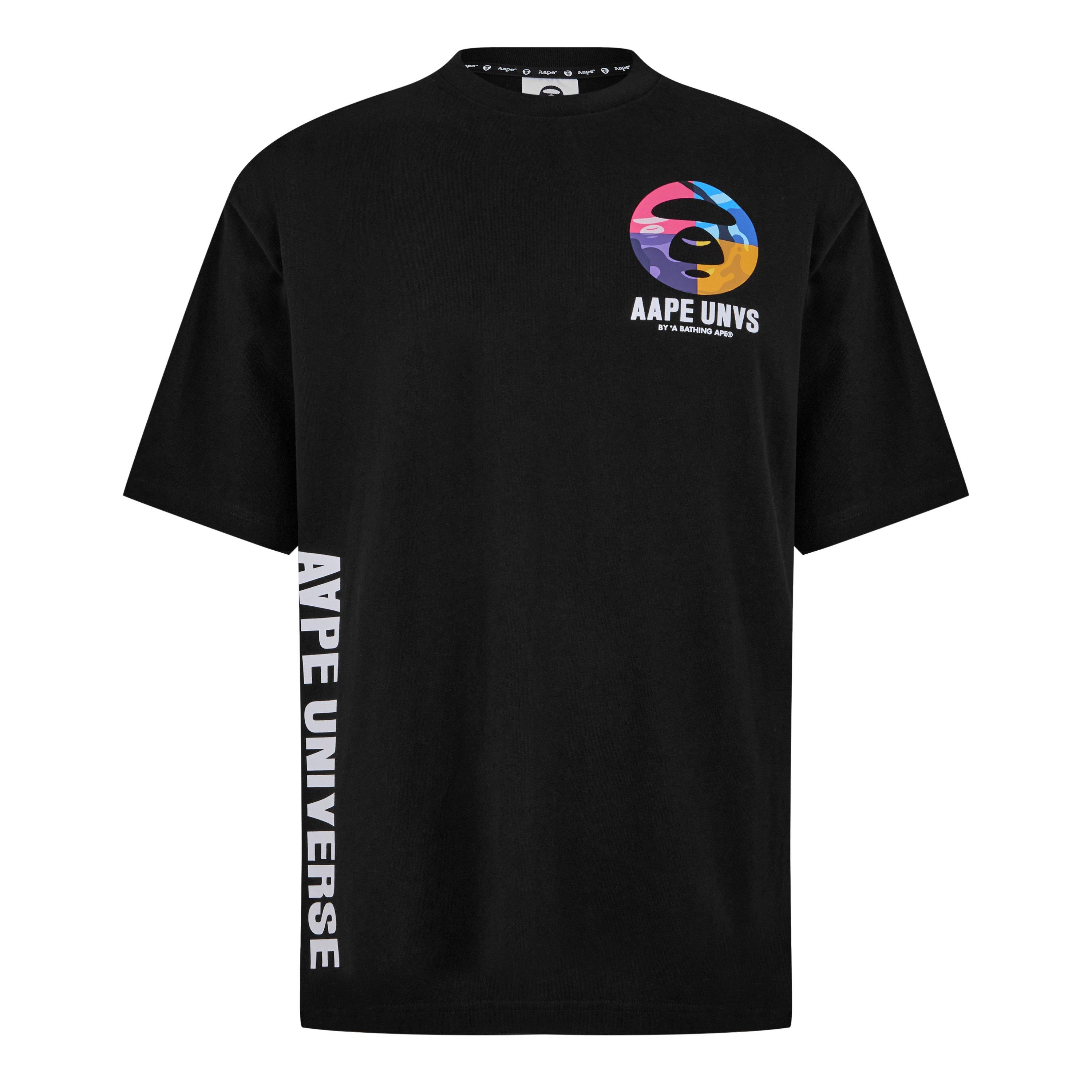 Black BKX - AAPE - Universe Bones T-Shirt - 7