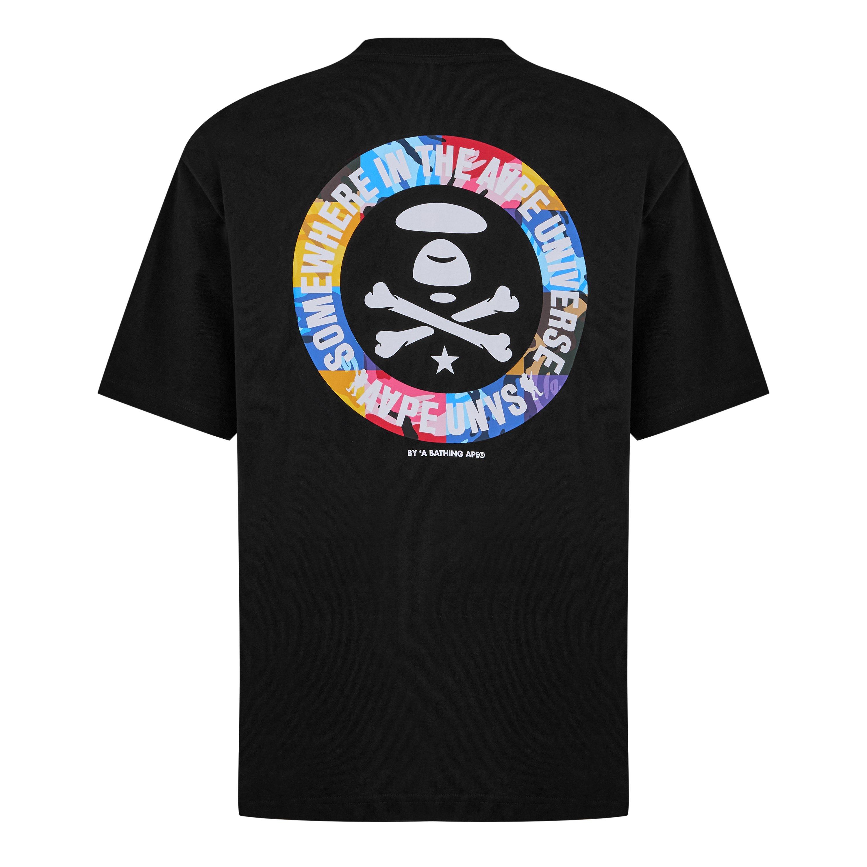 Black BKX - AAPE - Universe Bones T-Shirt - 8
