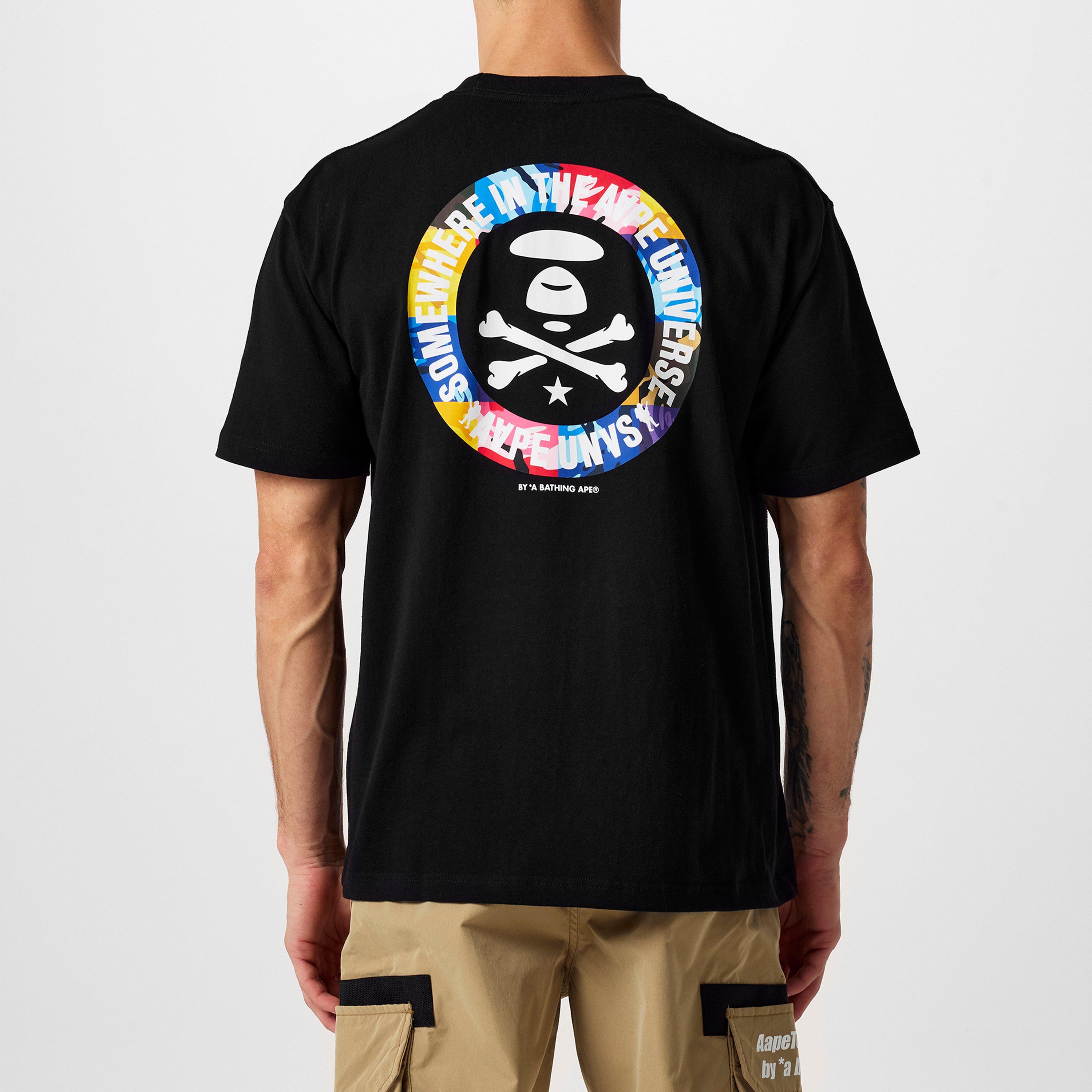 Black BKX - AAPE - Universe Bones T-Shirt - 4