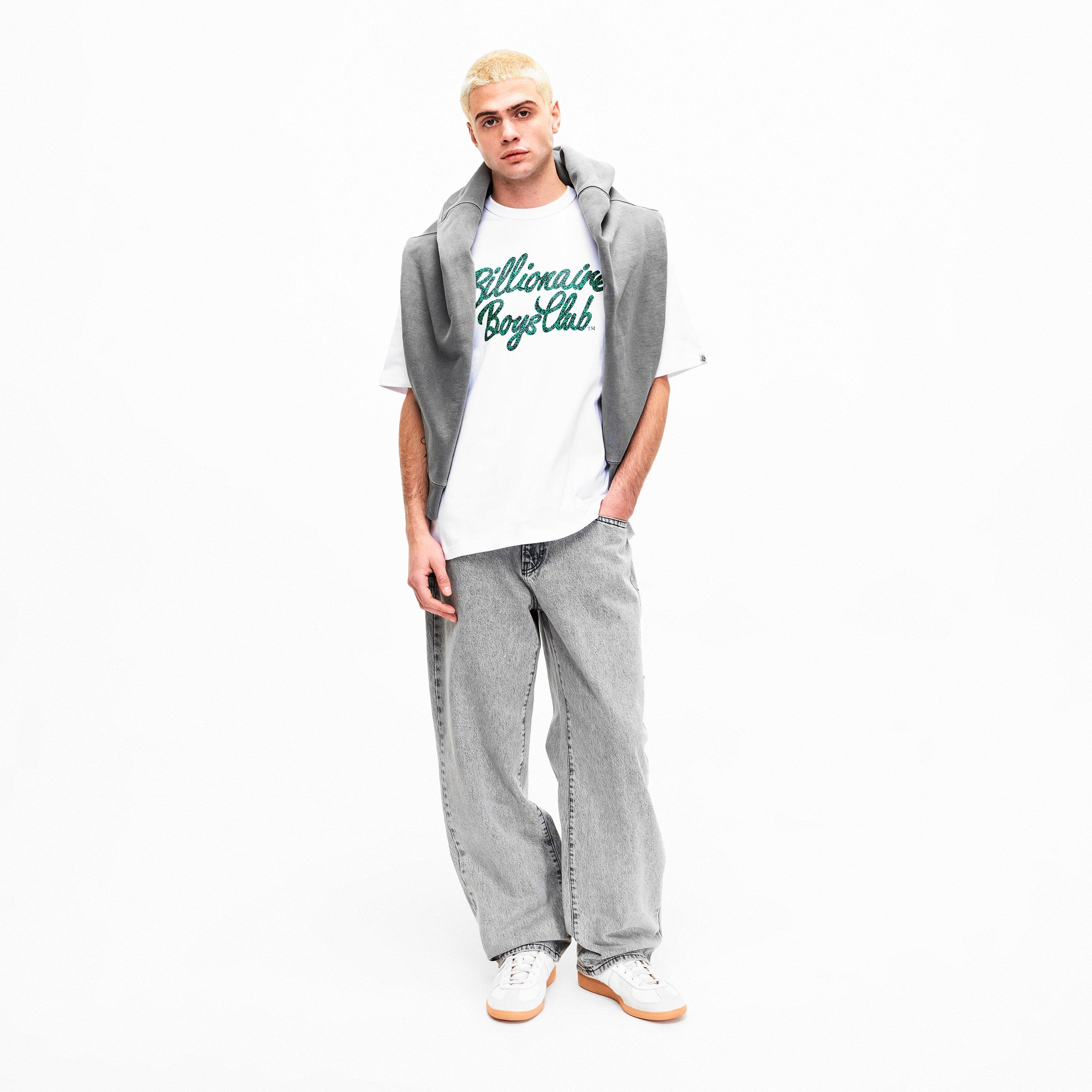 White - Billionaire Boys Club - Men's OS Script T-Shirt - 5