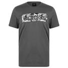 Gris5/Noir/Blanc - adidas - Linear Camo Men's T-shirt - 1