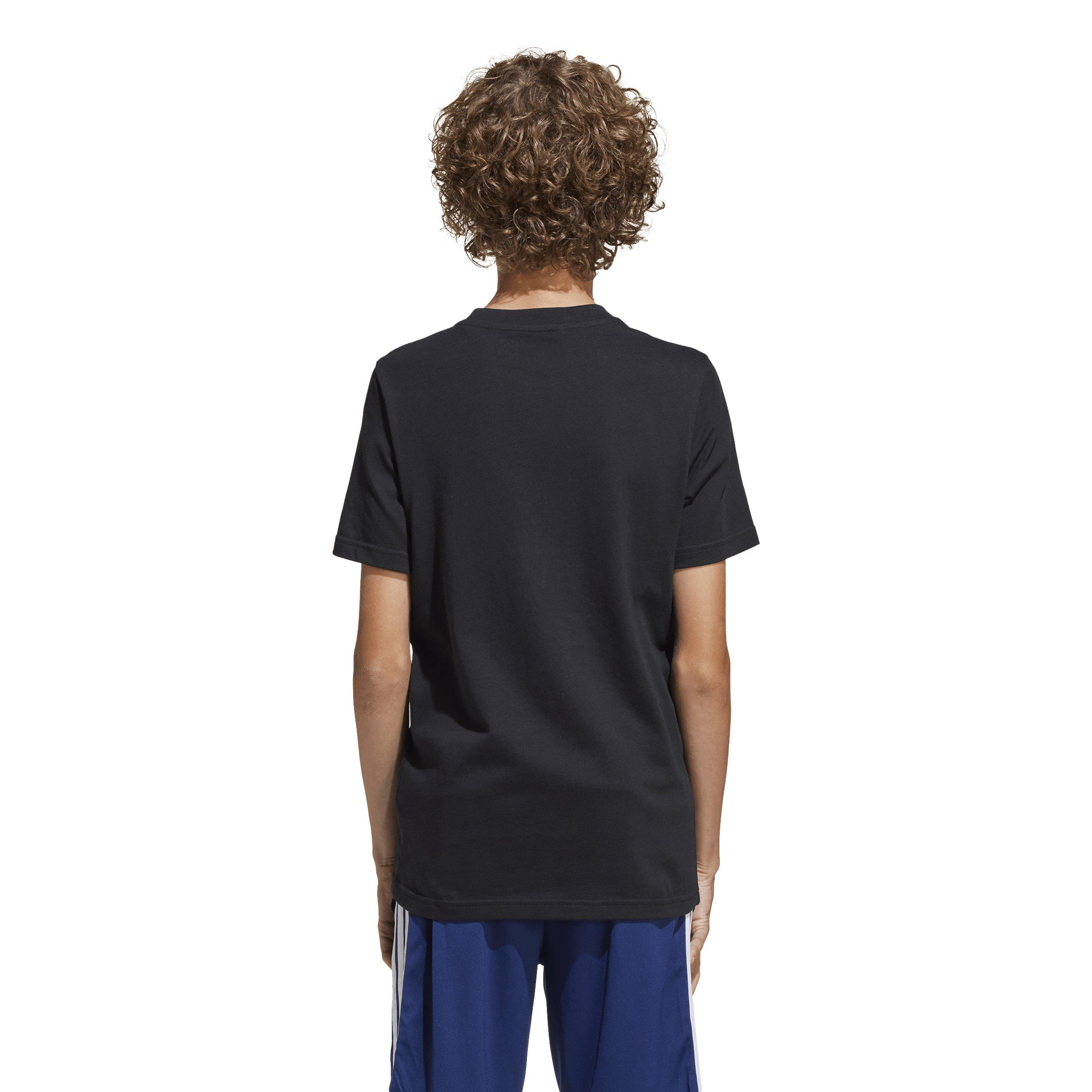 Zwart/Wit/Grijs - adidas - Logo T Shirt Junior - 3