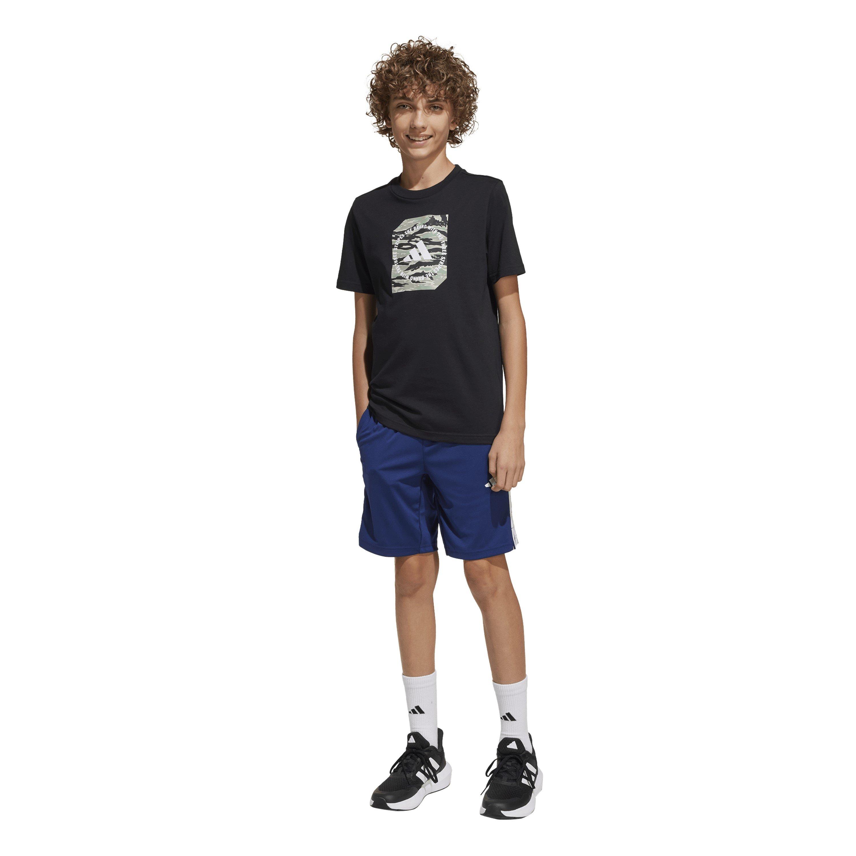 Zwart/Wit/Grijs - adidas - Logo T Shirt Junior - 4