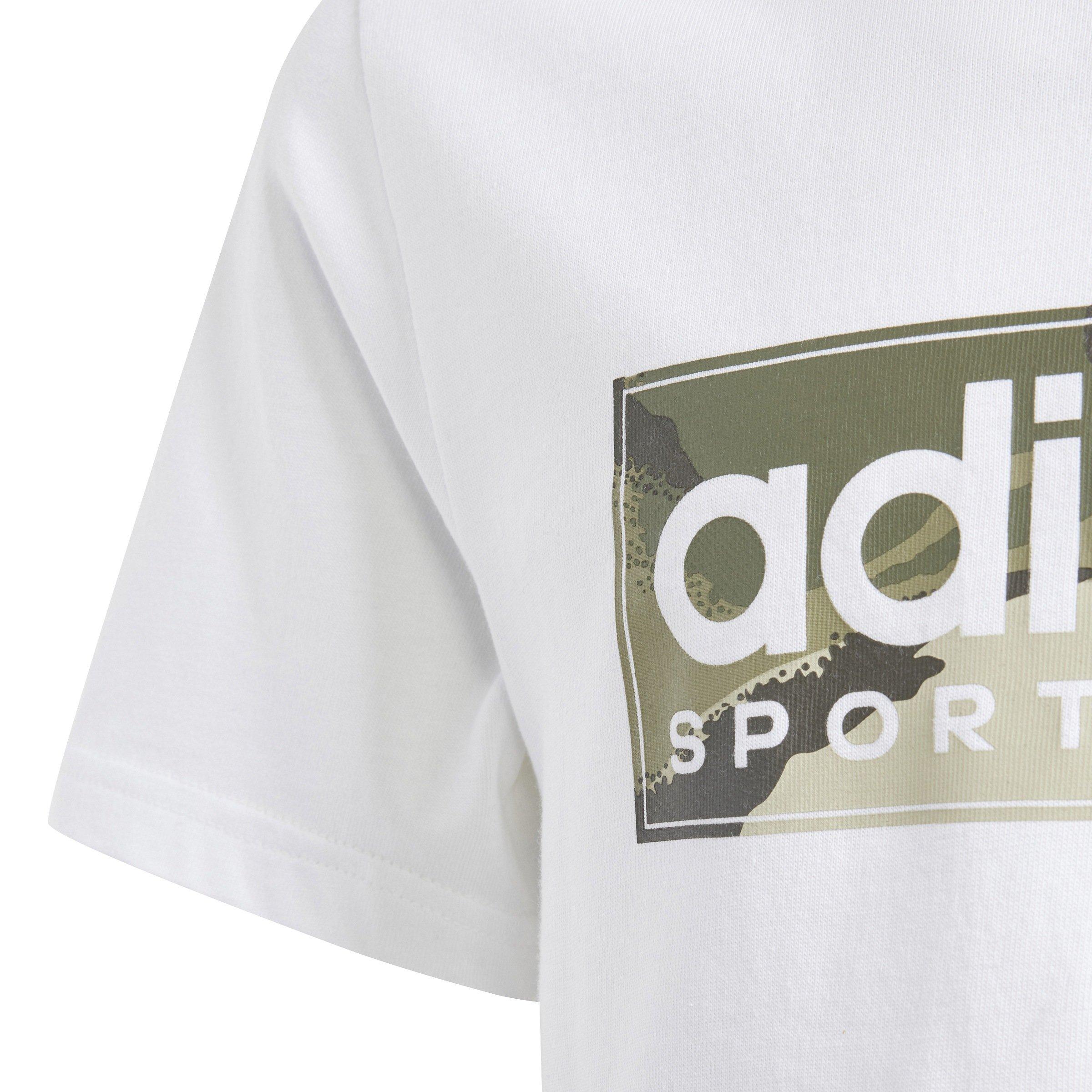 Fejlfarve/Khaki/Grå - adidas - Logo T Shirt Junior - 13