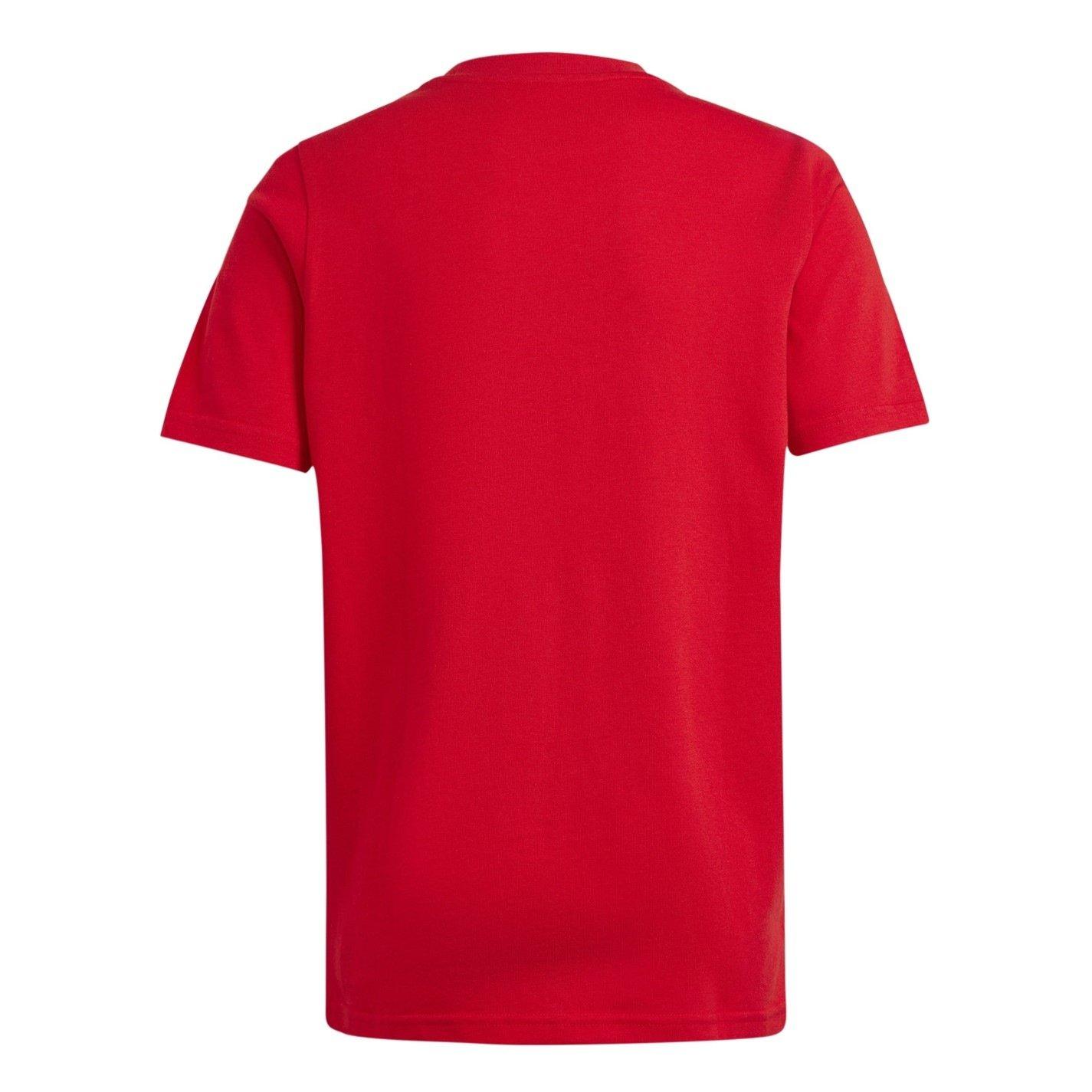 Red/LtGrey 09 - adidas - Logo T Shirt Junior - 2