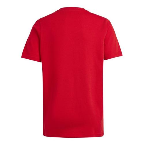 Red/LtGrey/Blk - adidas - Logo T Shirt Junior - 2