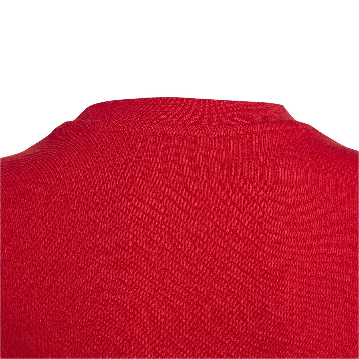 Red/LtGrey 09 - adidas - Logo T Shirt Junior - 7