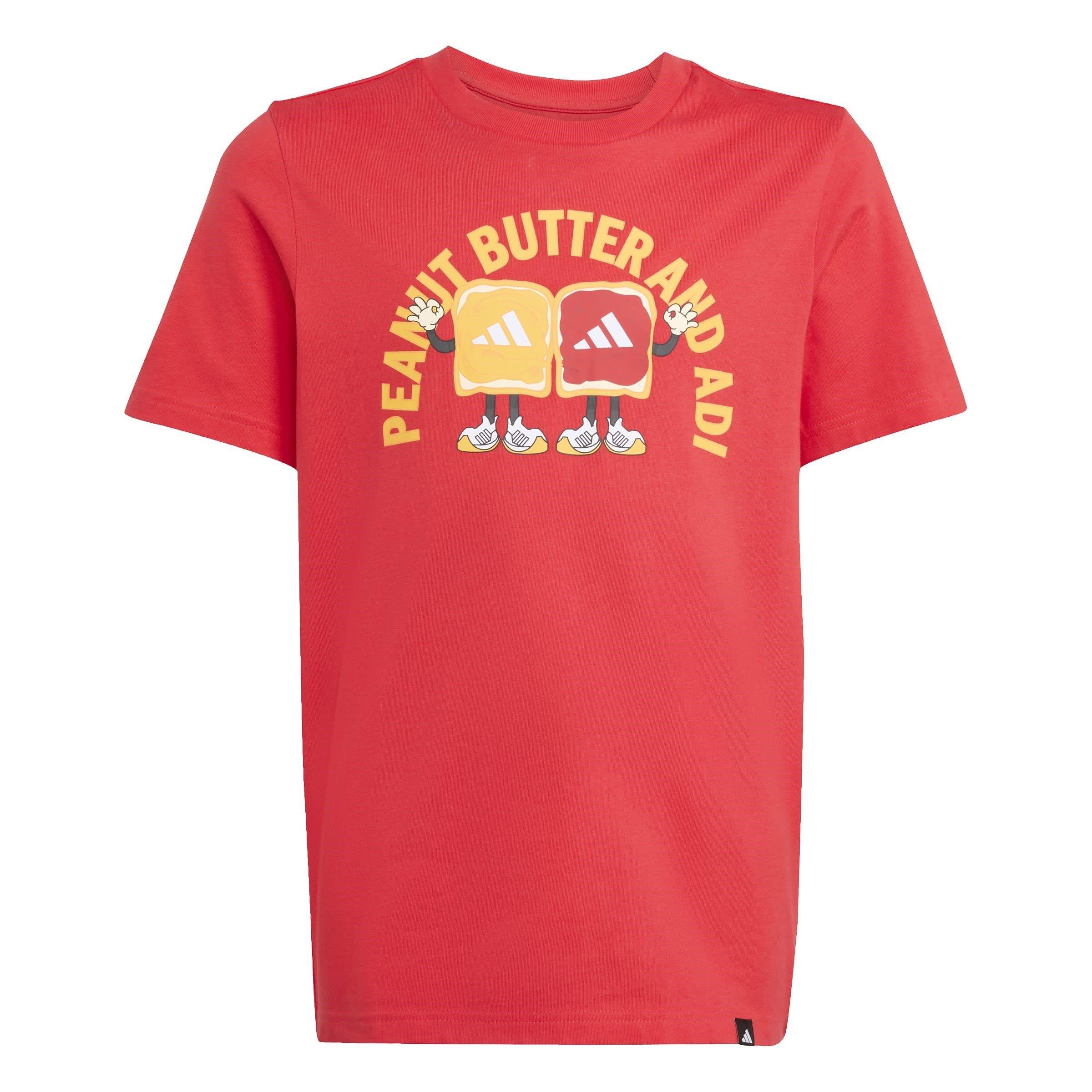Adidas  Kids Logo T Shirt Junior - Red - 13 Years