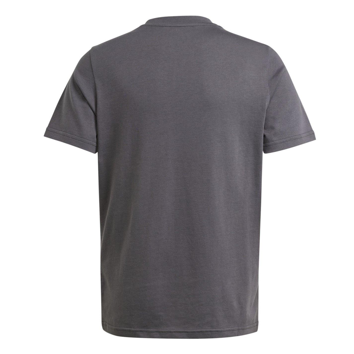 Grijs5/Blk/Wht - adidas - Logo T Shirt Junior - 2