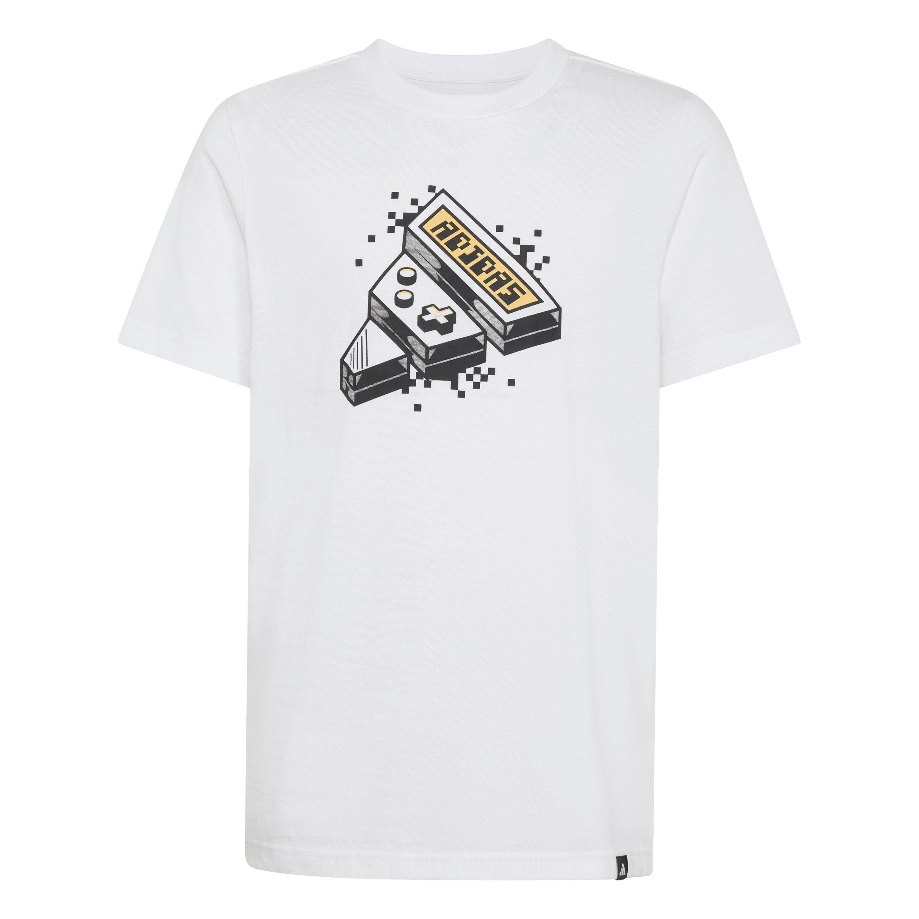 Adidas  Kids Logo T Shirt Junior - White - 11-12 Years