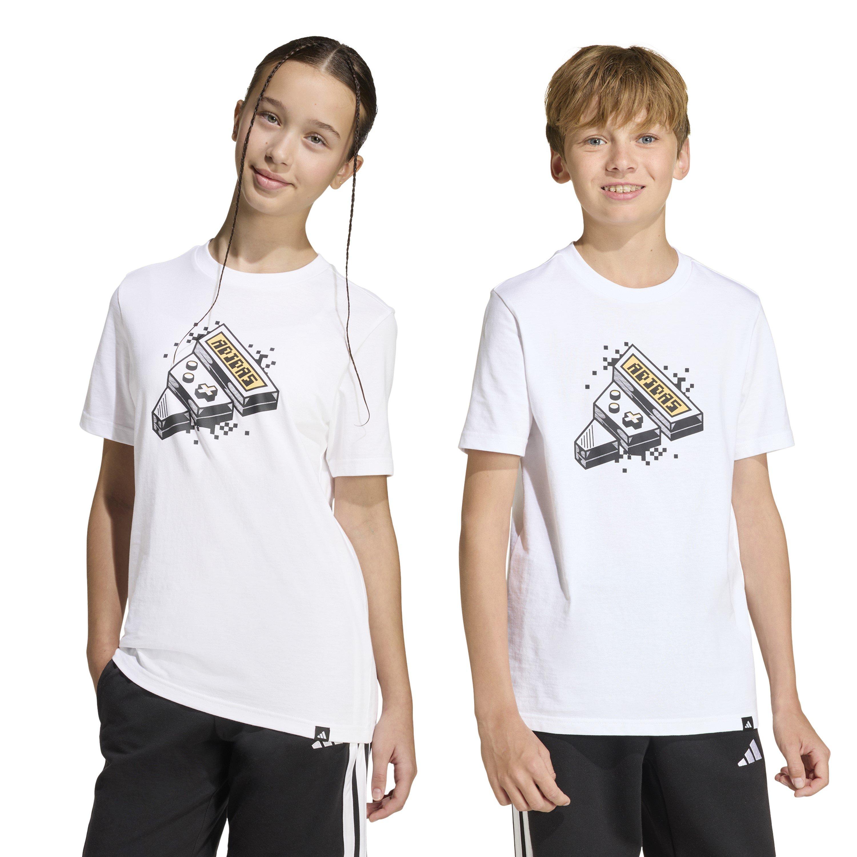 White - adidas - Logo T Shirt Junior - 2