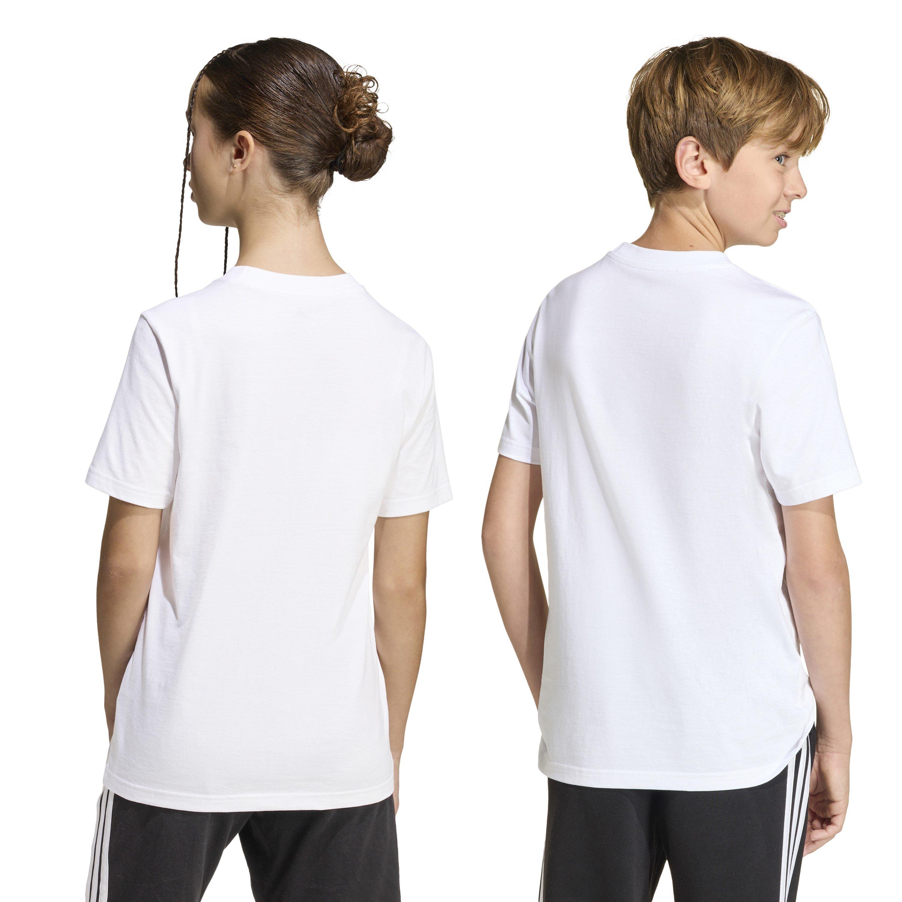 White - adidas - Logo T Shirt Junior - 3
