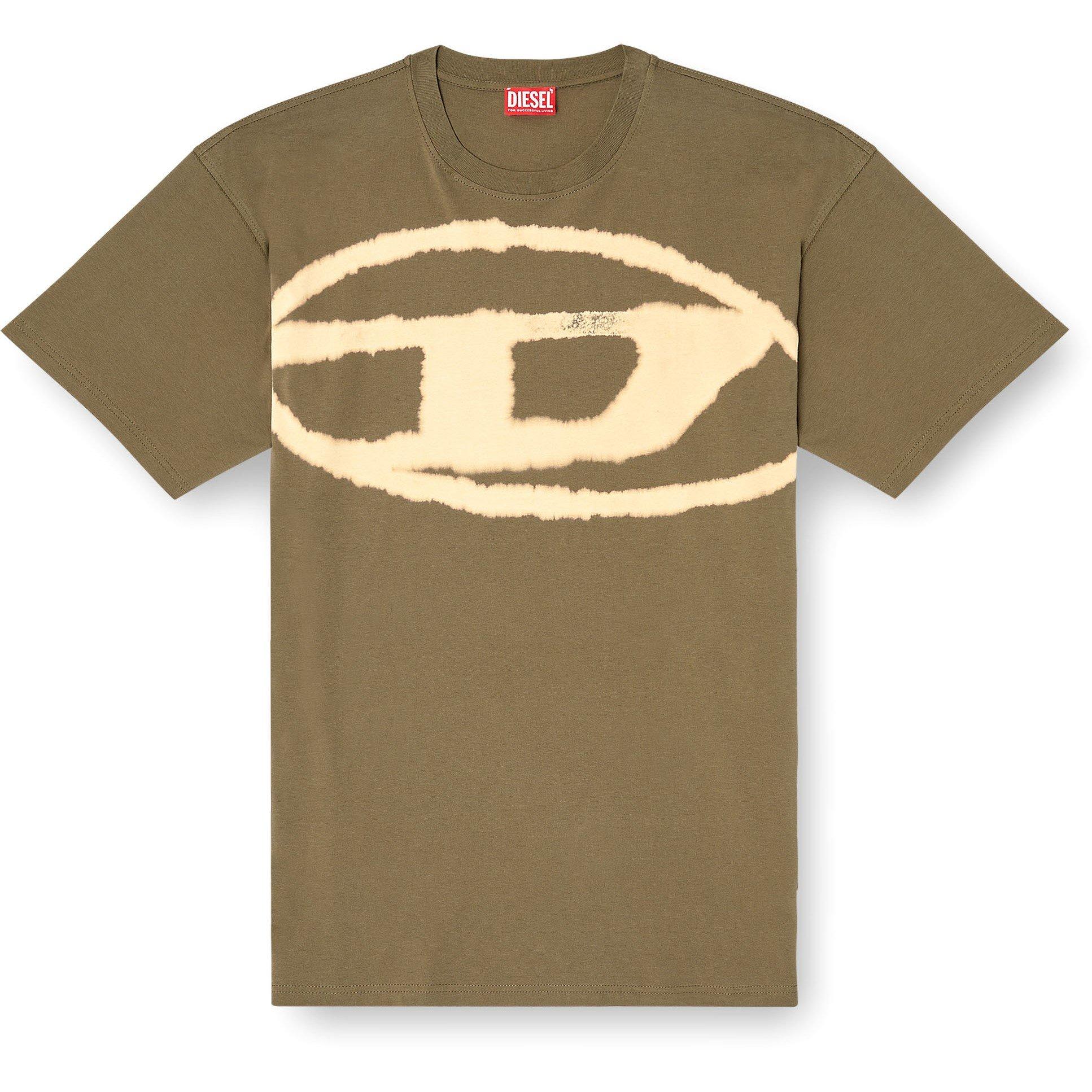 Green - Diesel - Men's Oversized T-Shirt - 1