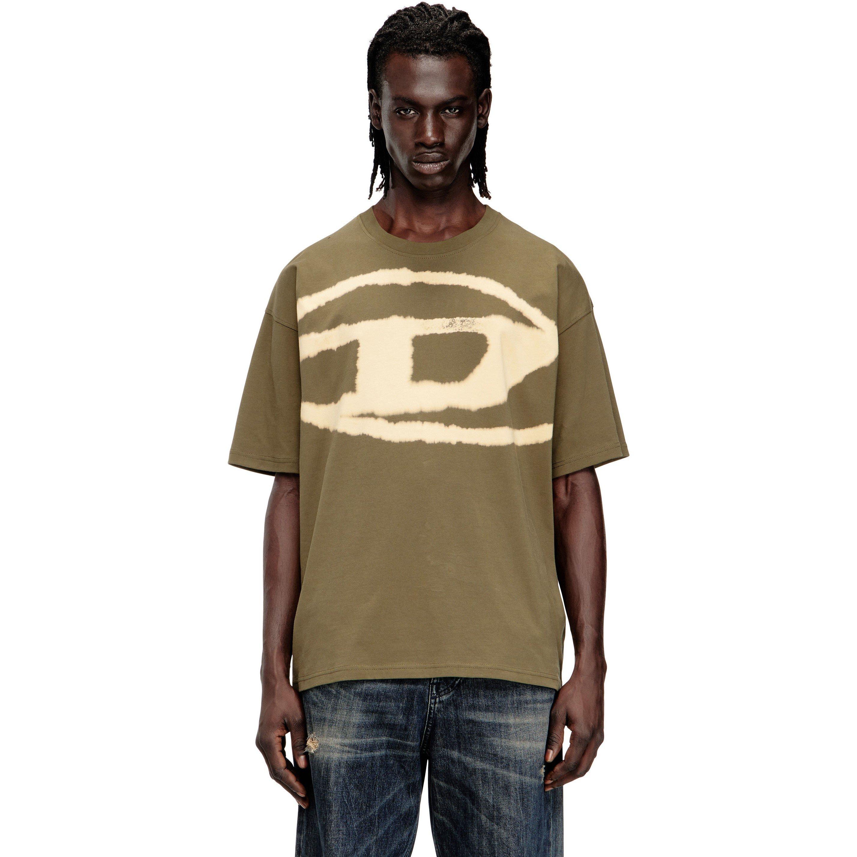 Green - Diesel - Men's Oversized T-Shirt - 3