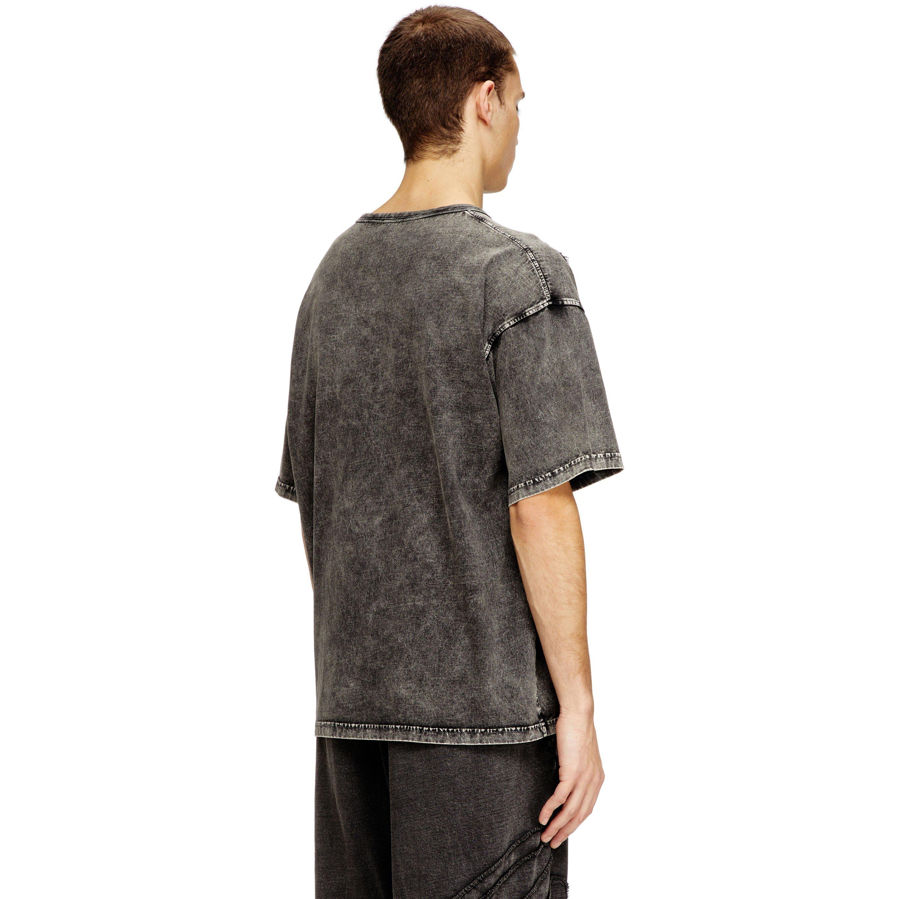 Grey - Diesel - Men's Oversized T-Shirt - 2