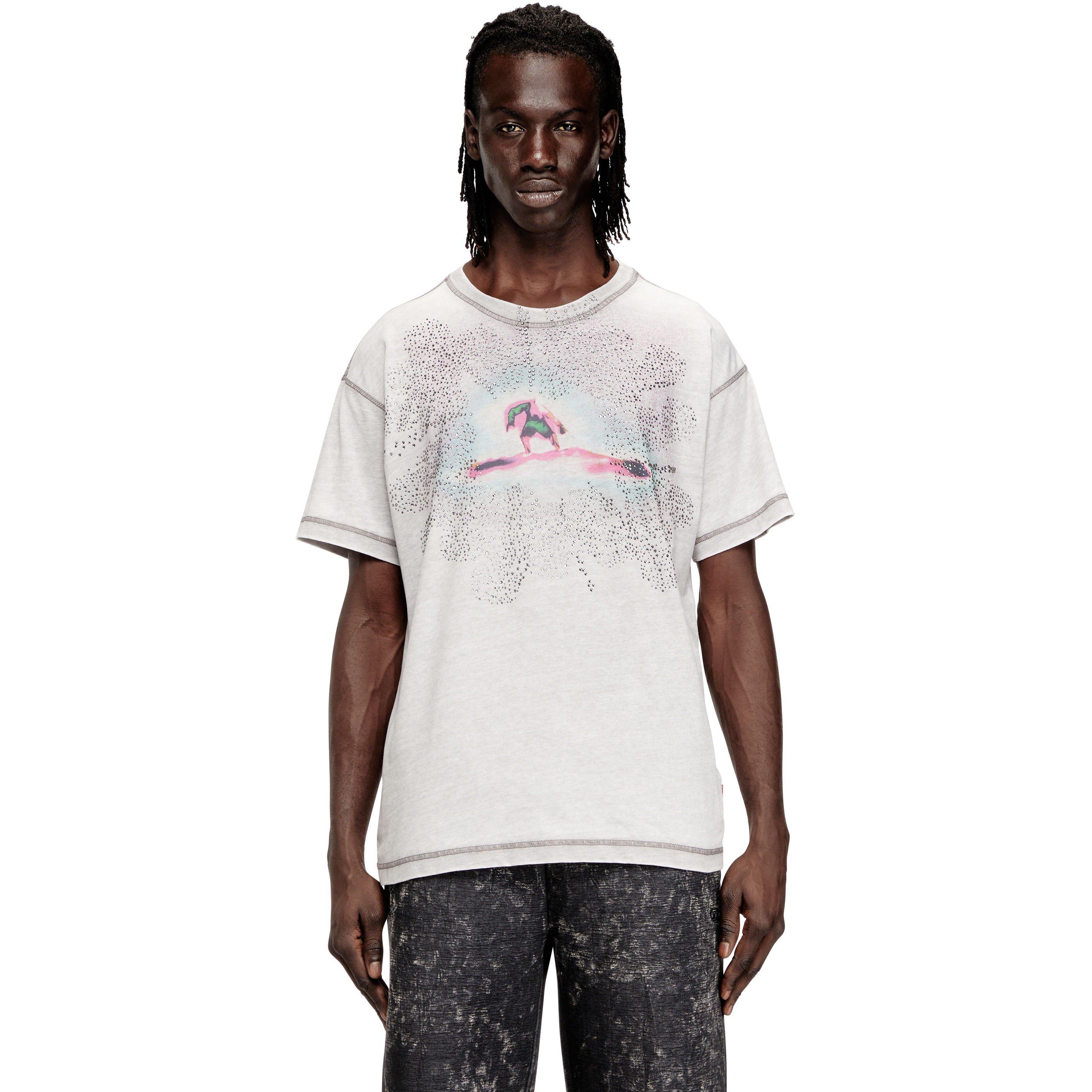 Grey - Diesel - Men's T-Shirt - 3
