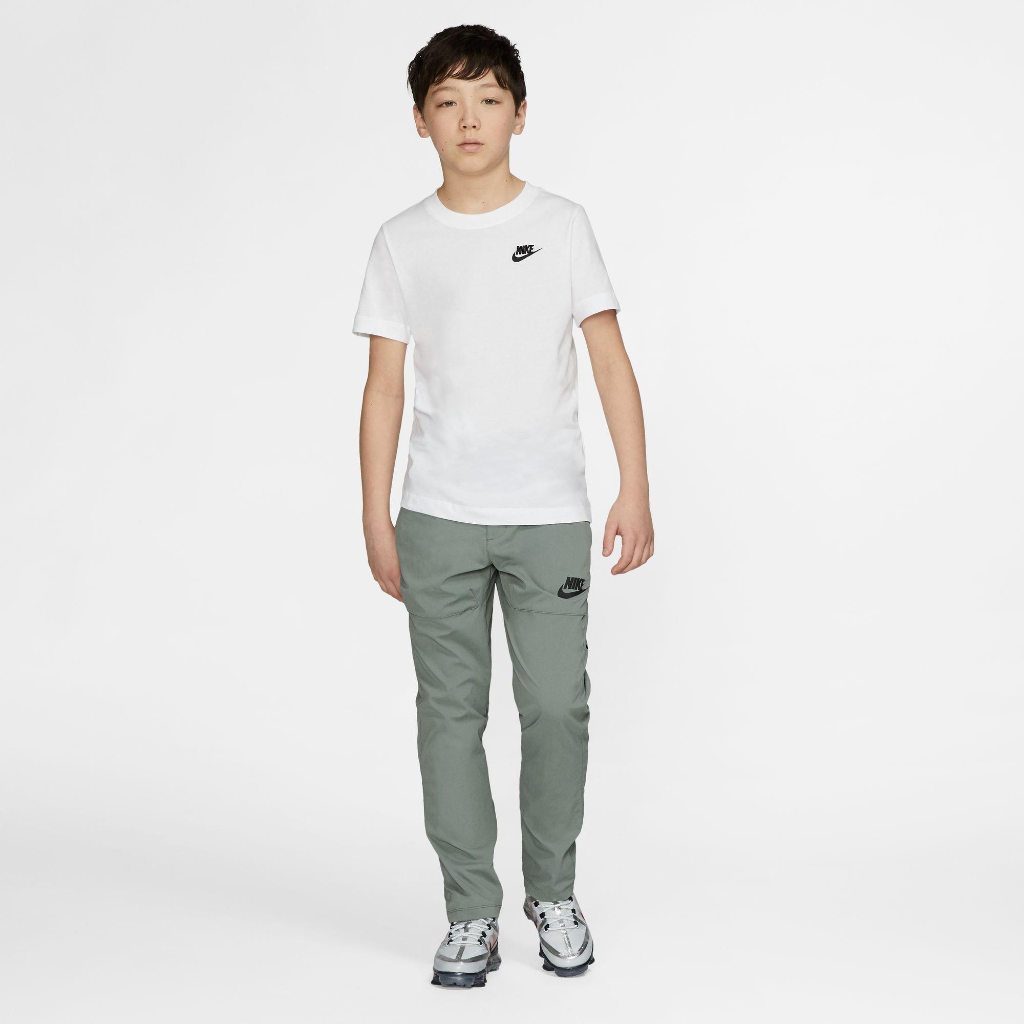 White - Nike - Futura T Shirt Junior Boys - 6