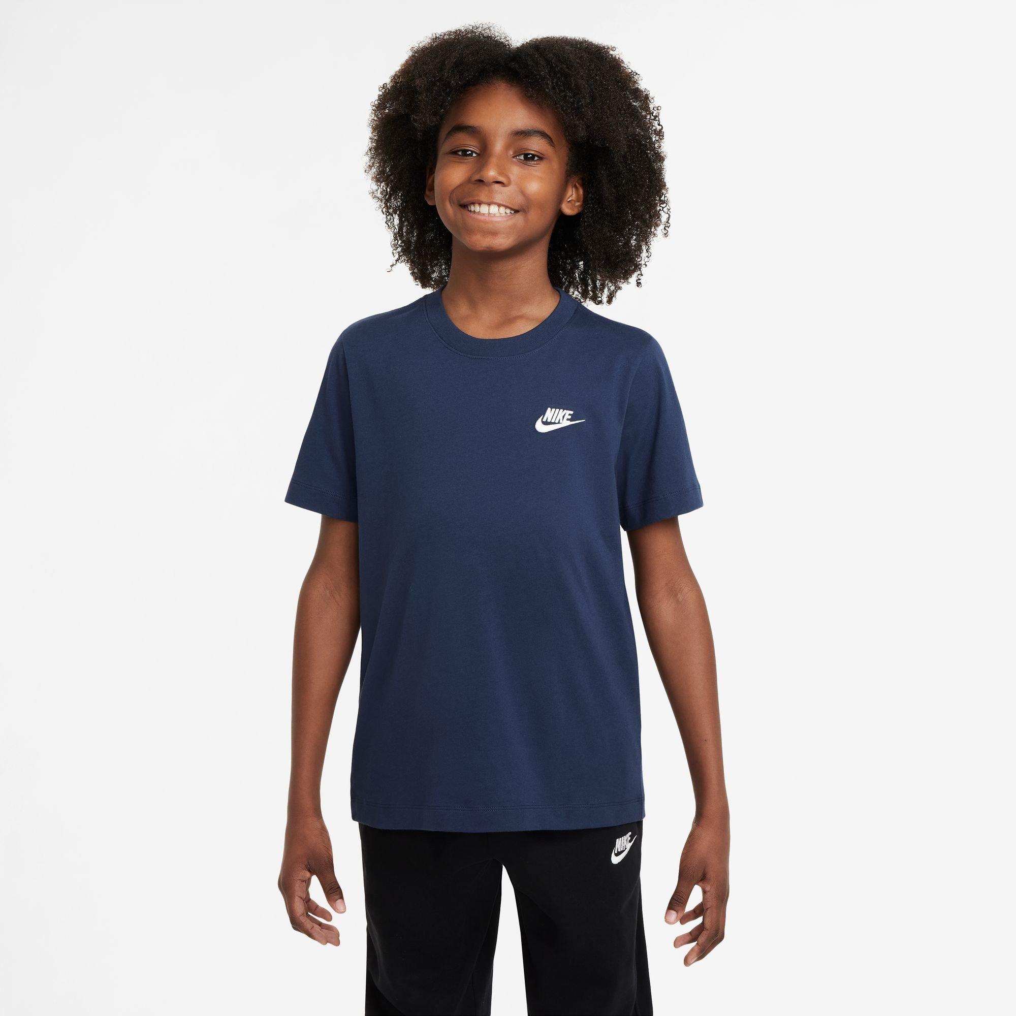 Nike Boys Futura T Shirt Junior - Navy - 11-12 (L)