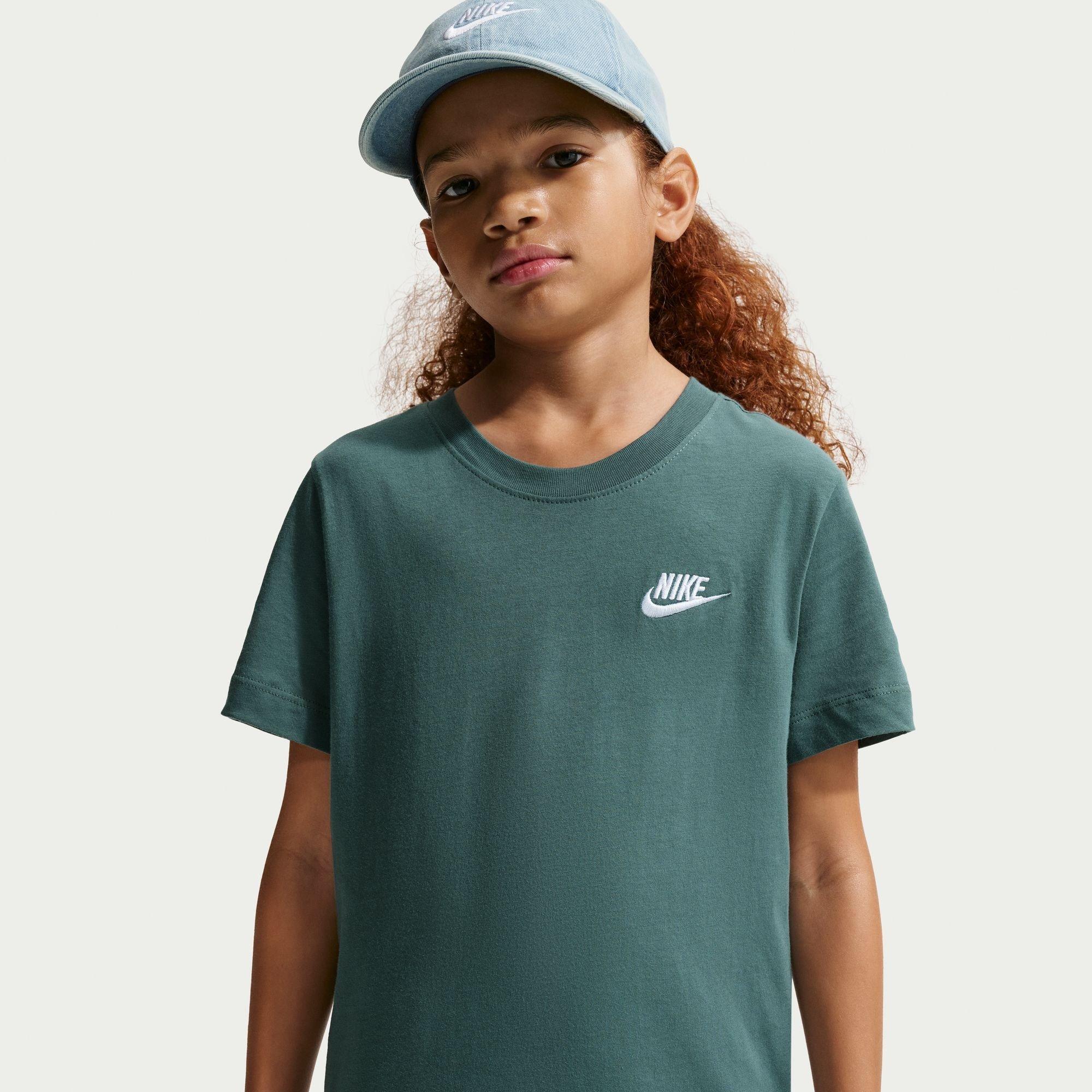 Nike  Mineral Slate Futura T Shirt Junior Boys - 11-12 Yrs