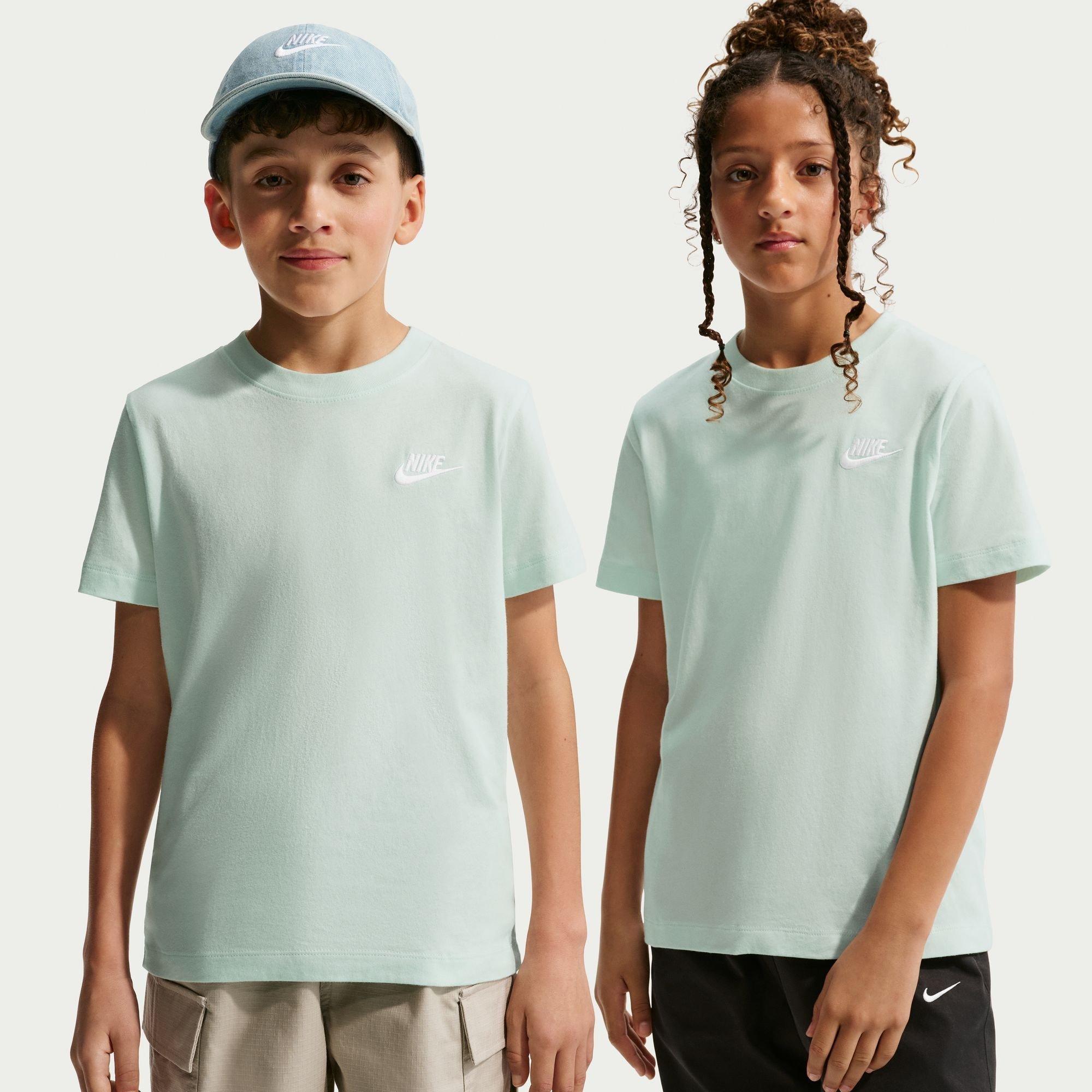 Nike Boys Futura T Shirt Junior - Barely Green - 7-8 Yrs