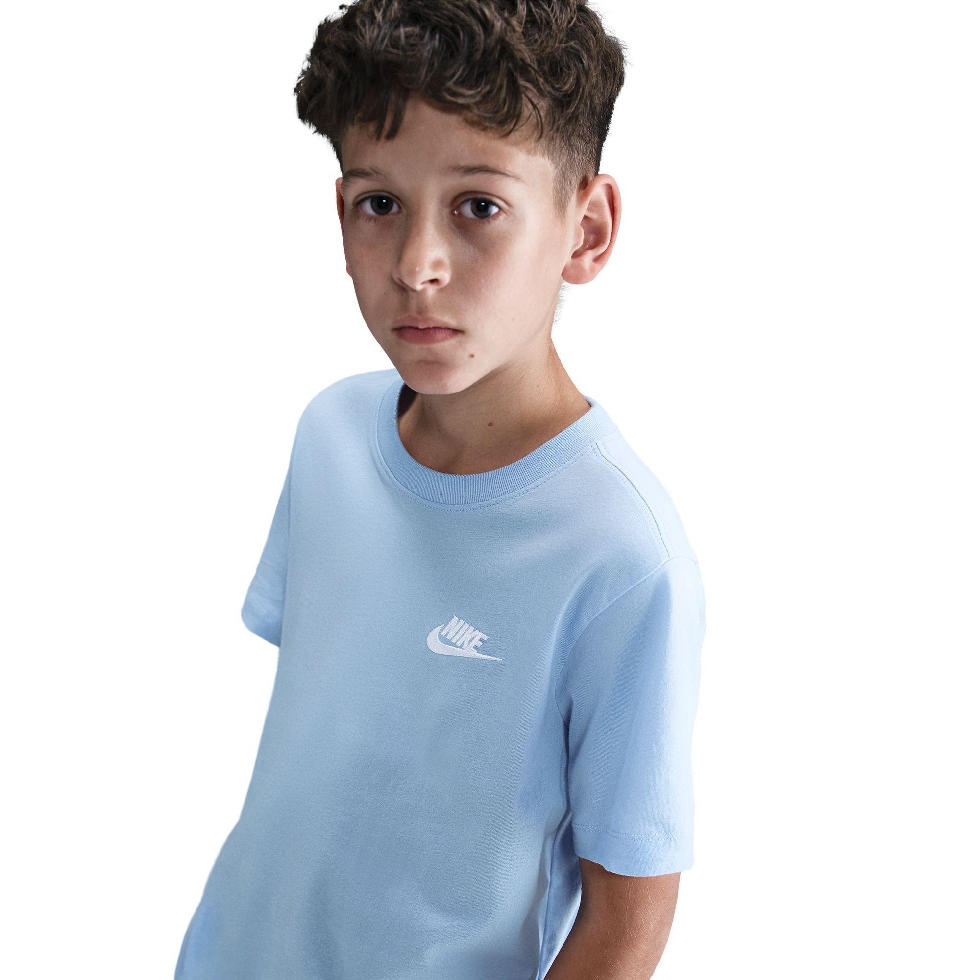 Nike Boys Futura T Shirt Junior - University Blue - 13 Yrs