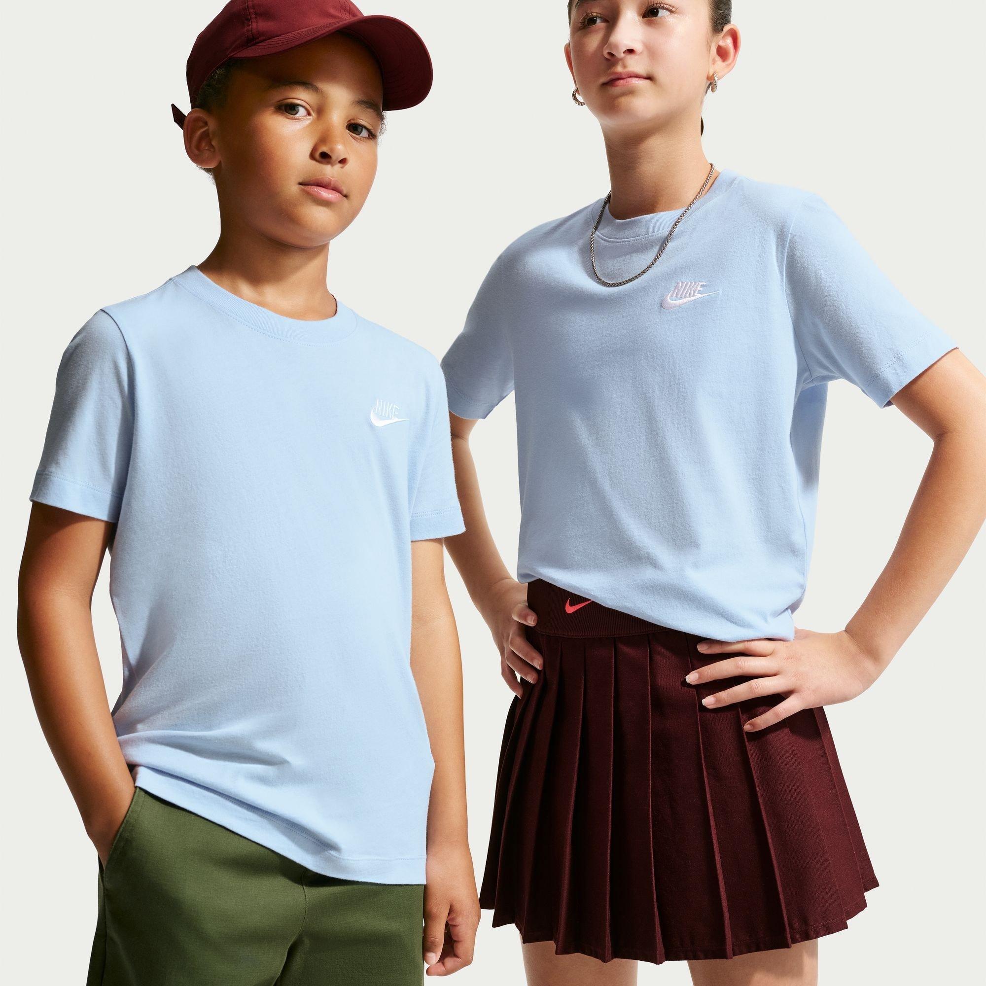 Nike Boys Futura T Shirt Junior - Hydrogen Blue - 11-12 Yrs