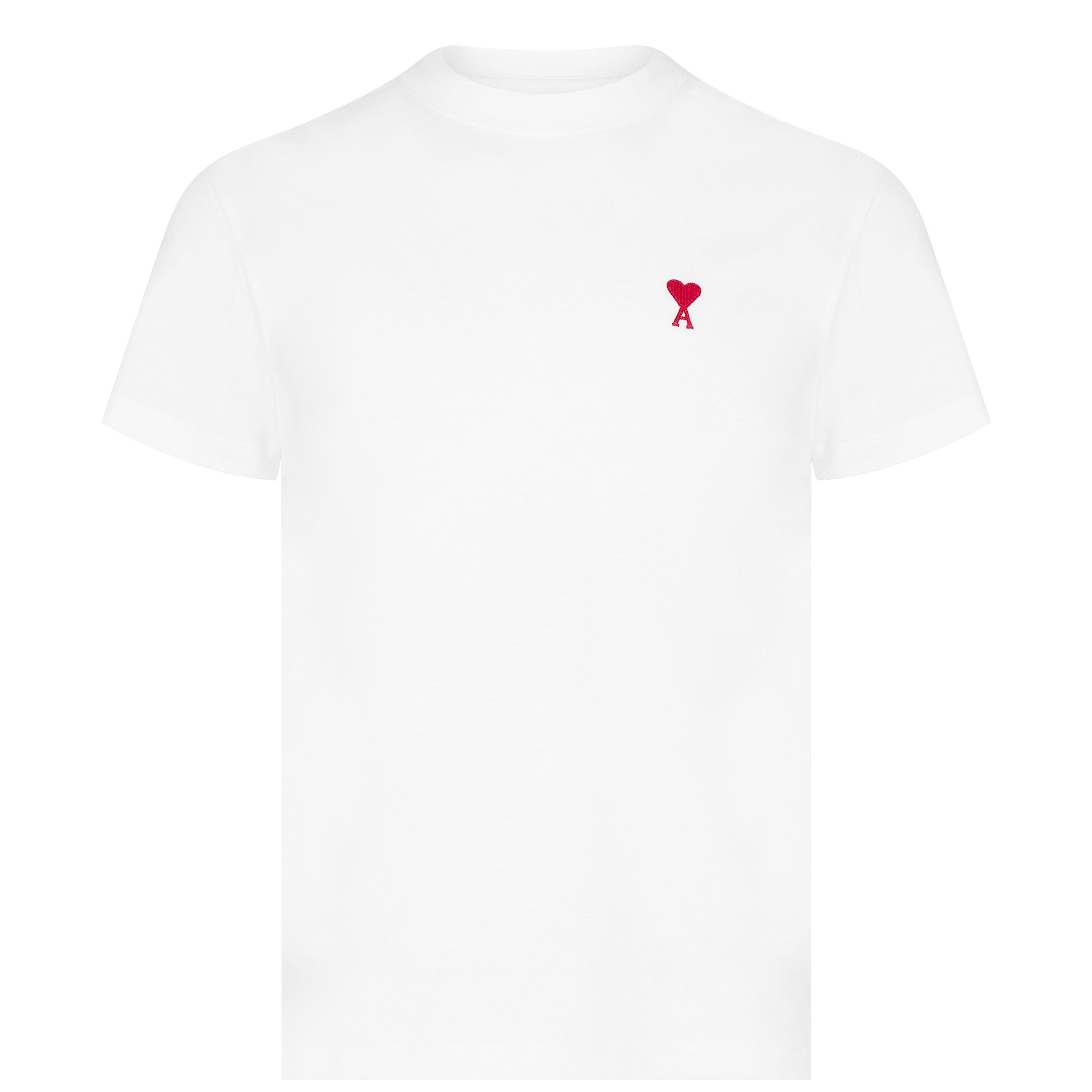 White/100 - Ami Paris - Ami De Coeur T-Shirt - 7