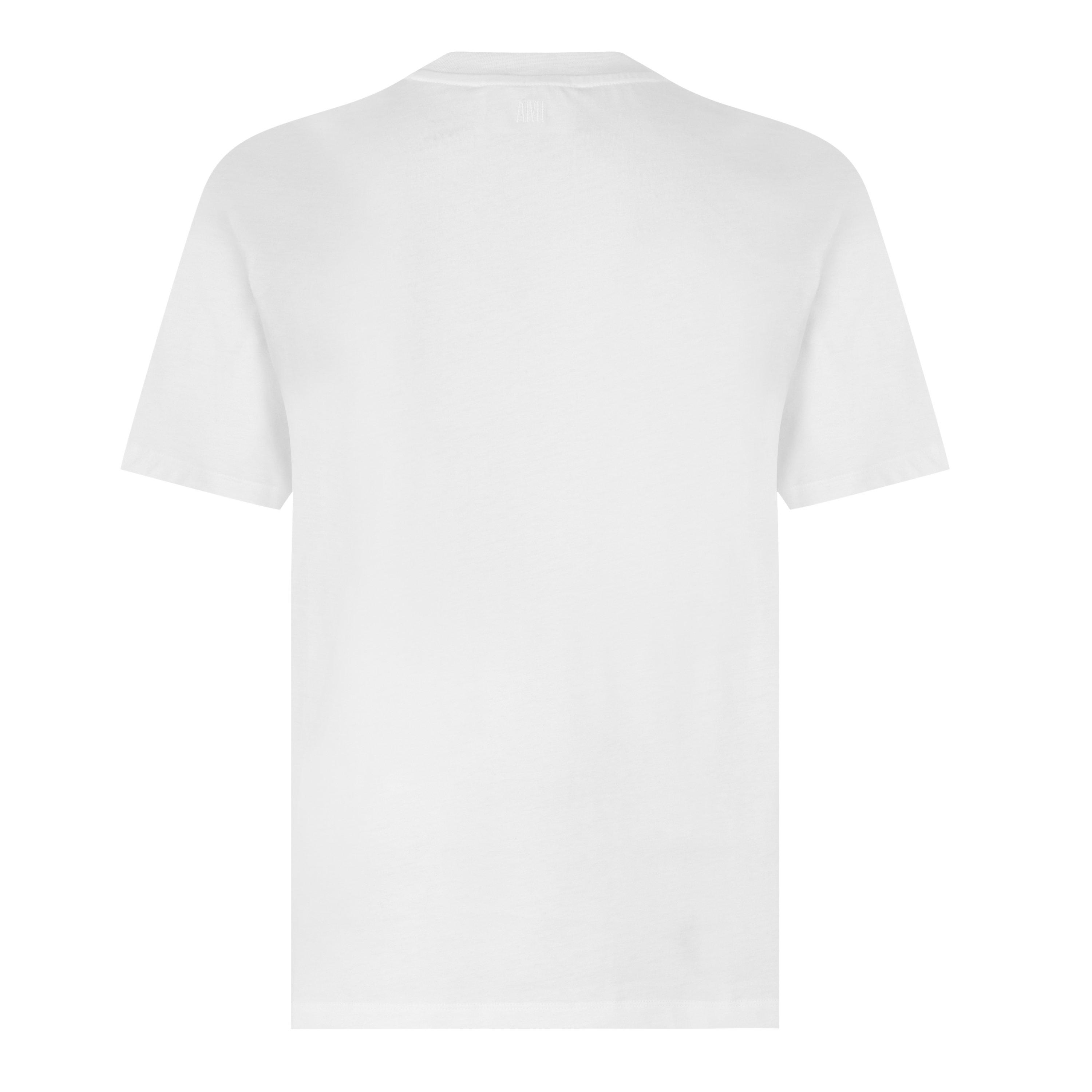 White/100 - Ami Paris - Ami De Coeur T-Shirt - 8