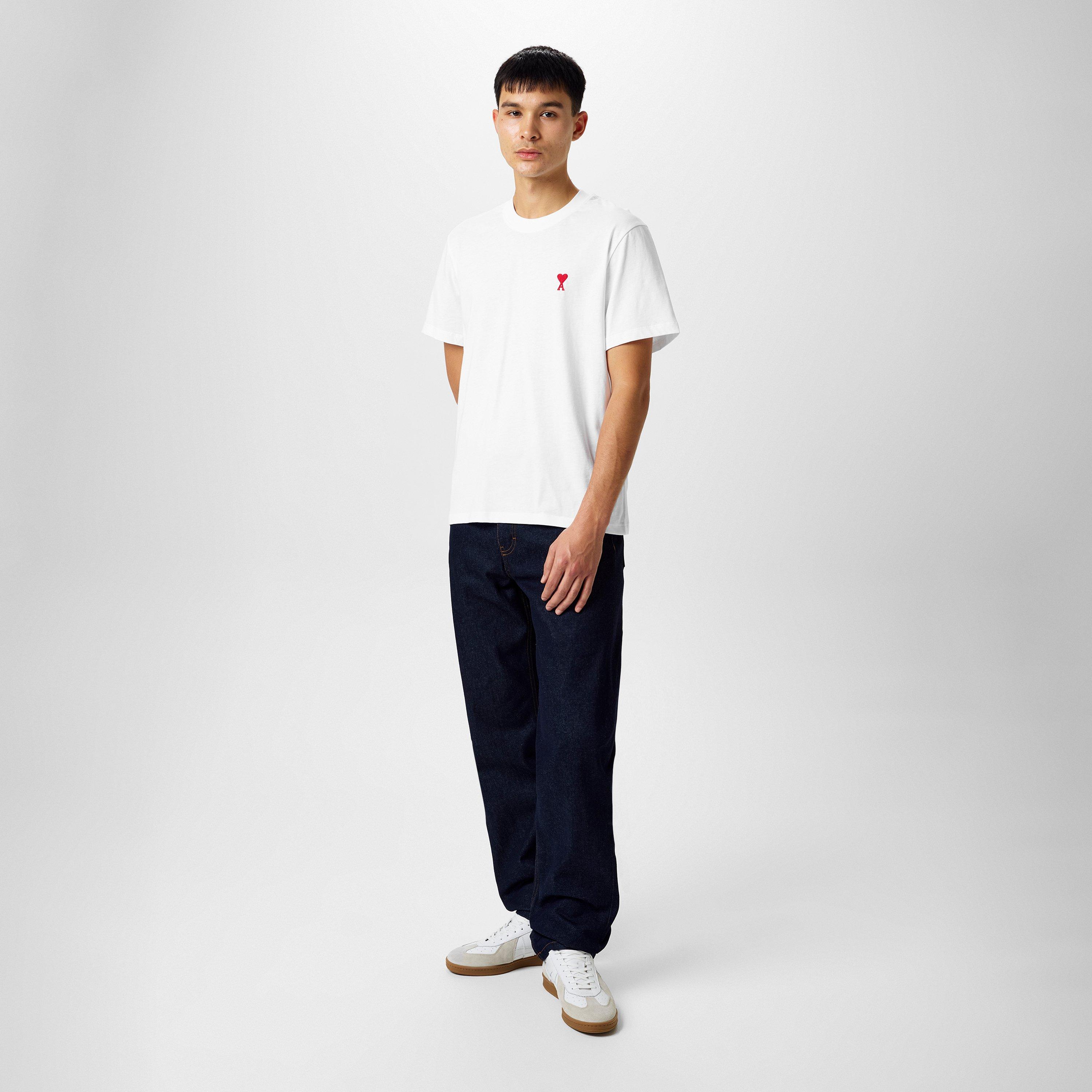 White/100 - Ami Paris - Ami De Coeur T-Shirt - 6