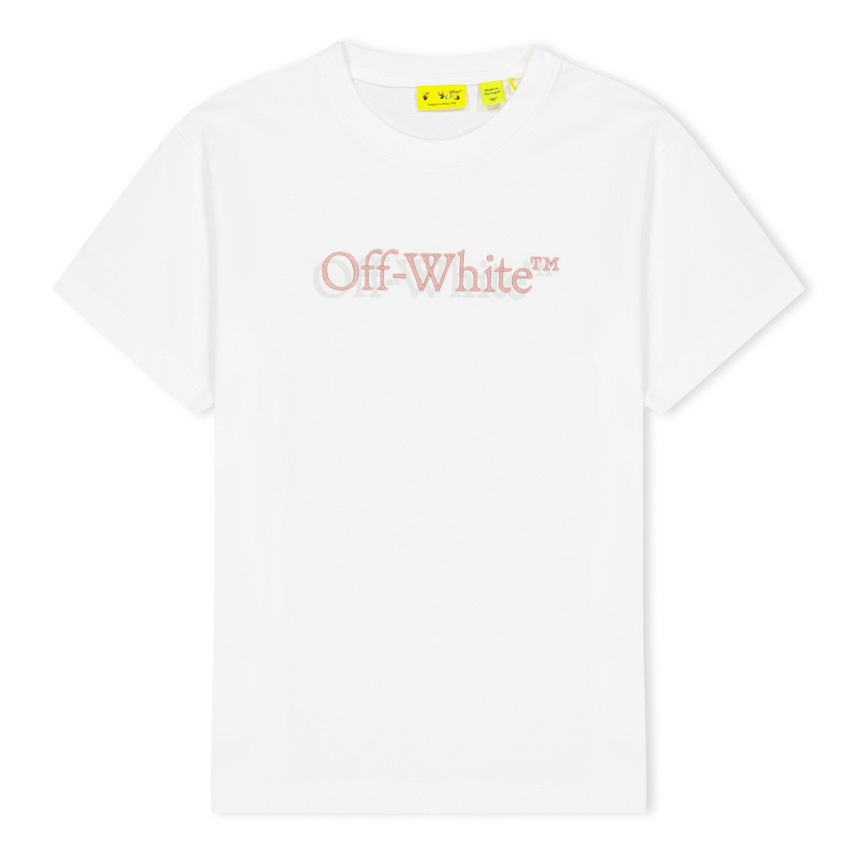 White 100 - Off White - Off Daisy Crop Tee Jn61 - 1