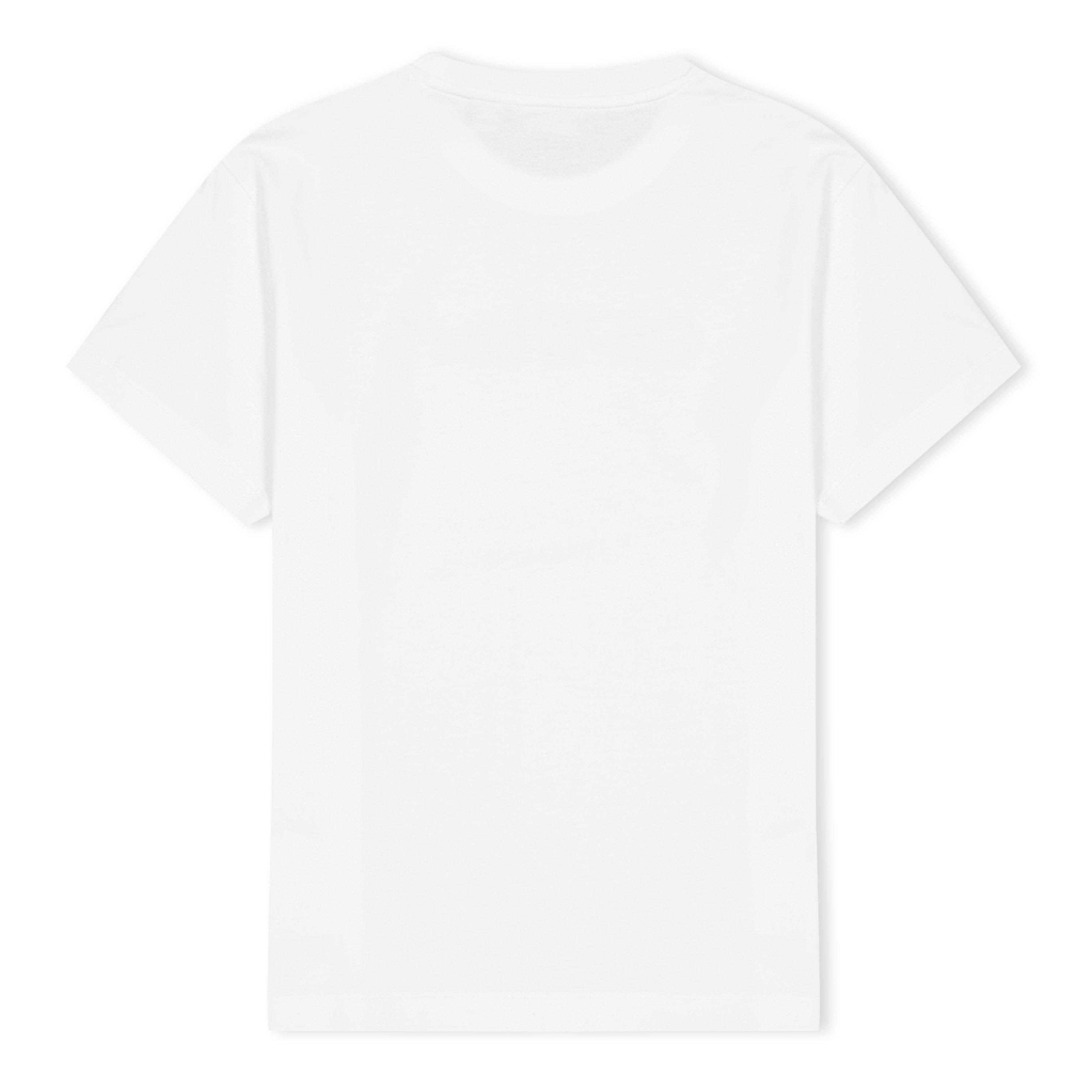 White 100 - Off White - Off Daisy Crop Tee Jn61 - 2