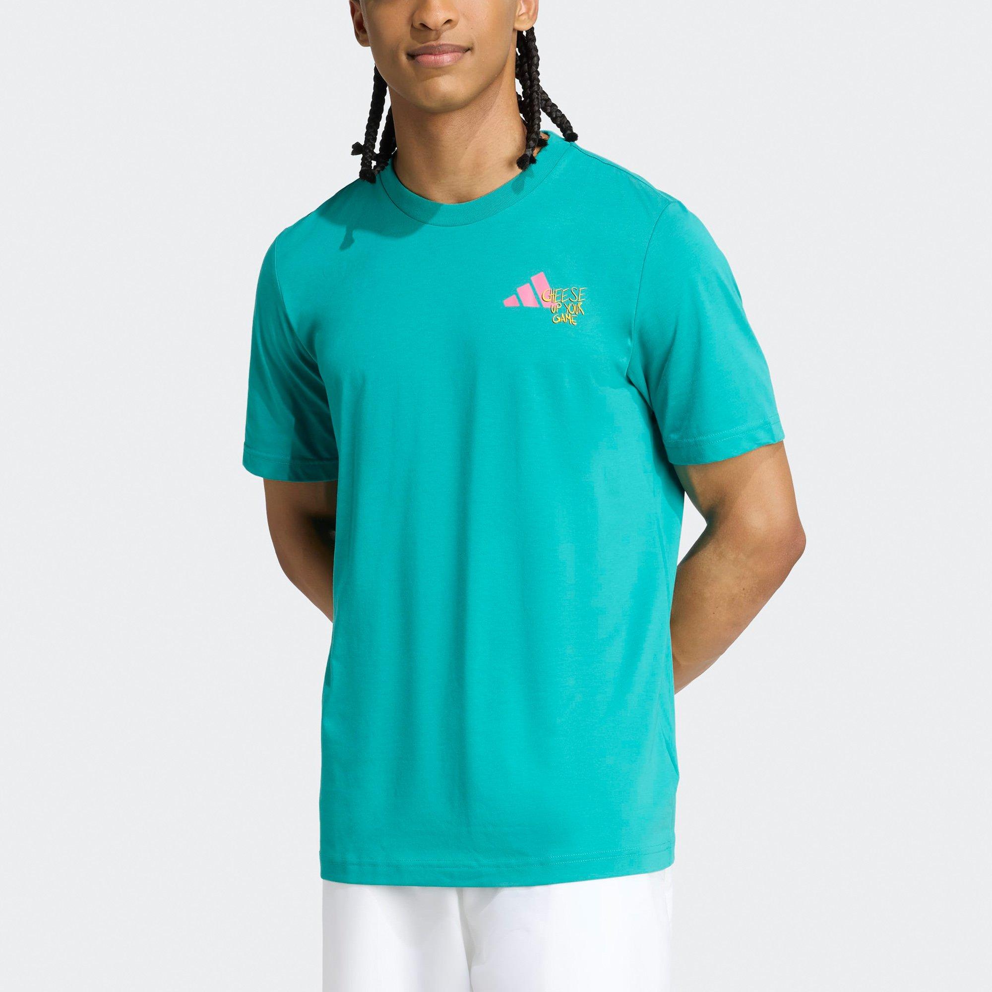 Pure Teal - adidas - Padel Graphic Mens T-Shirt - 2
