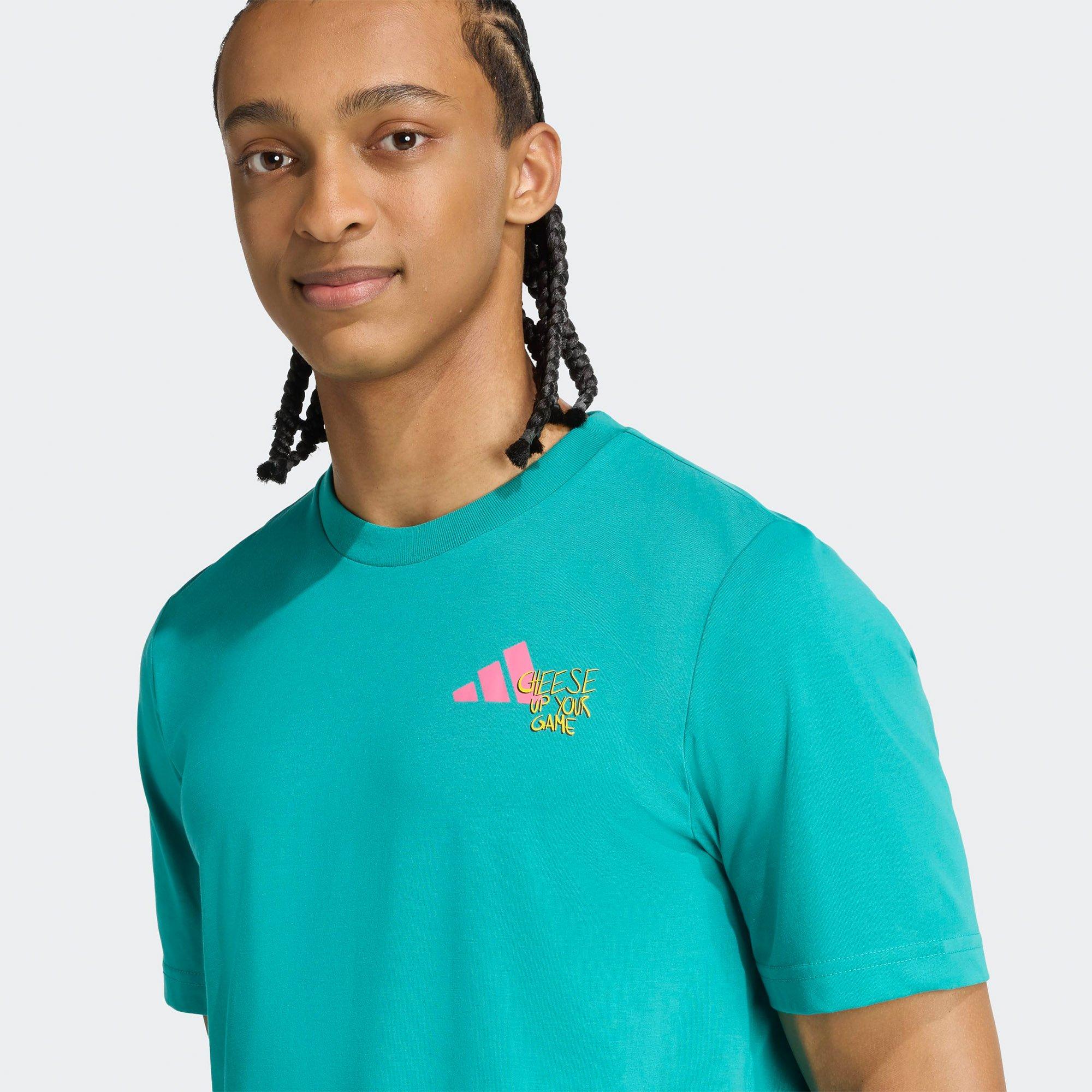 Pure Teal - adidas - Padel Graphic Mens T-Shirt - 3