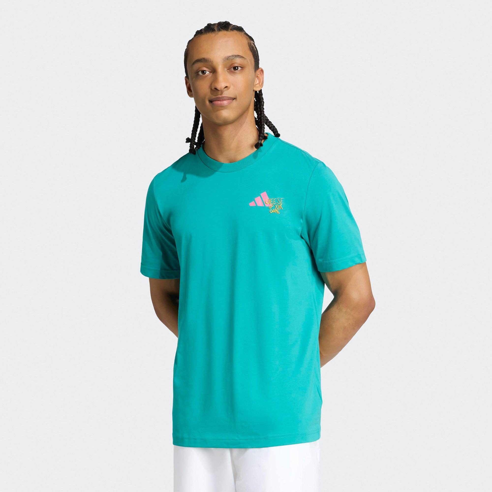 Pure Teal - adidas - Padel Graphic Mens T-Shirt - 5